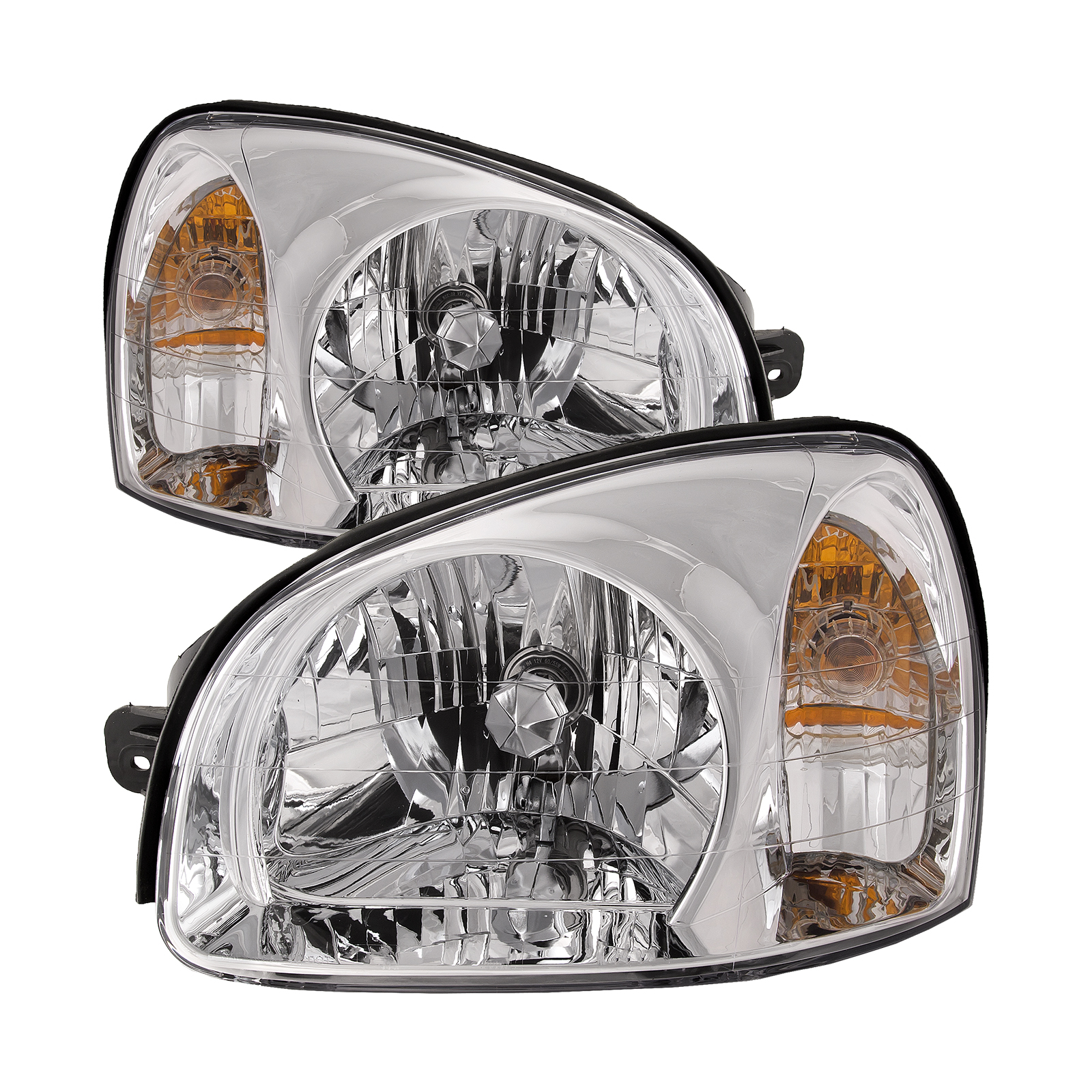 Headlight Set For 03-06 Hyundai Santa Fe