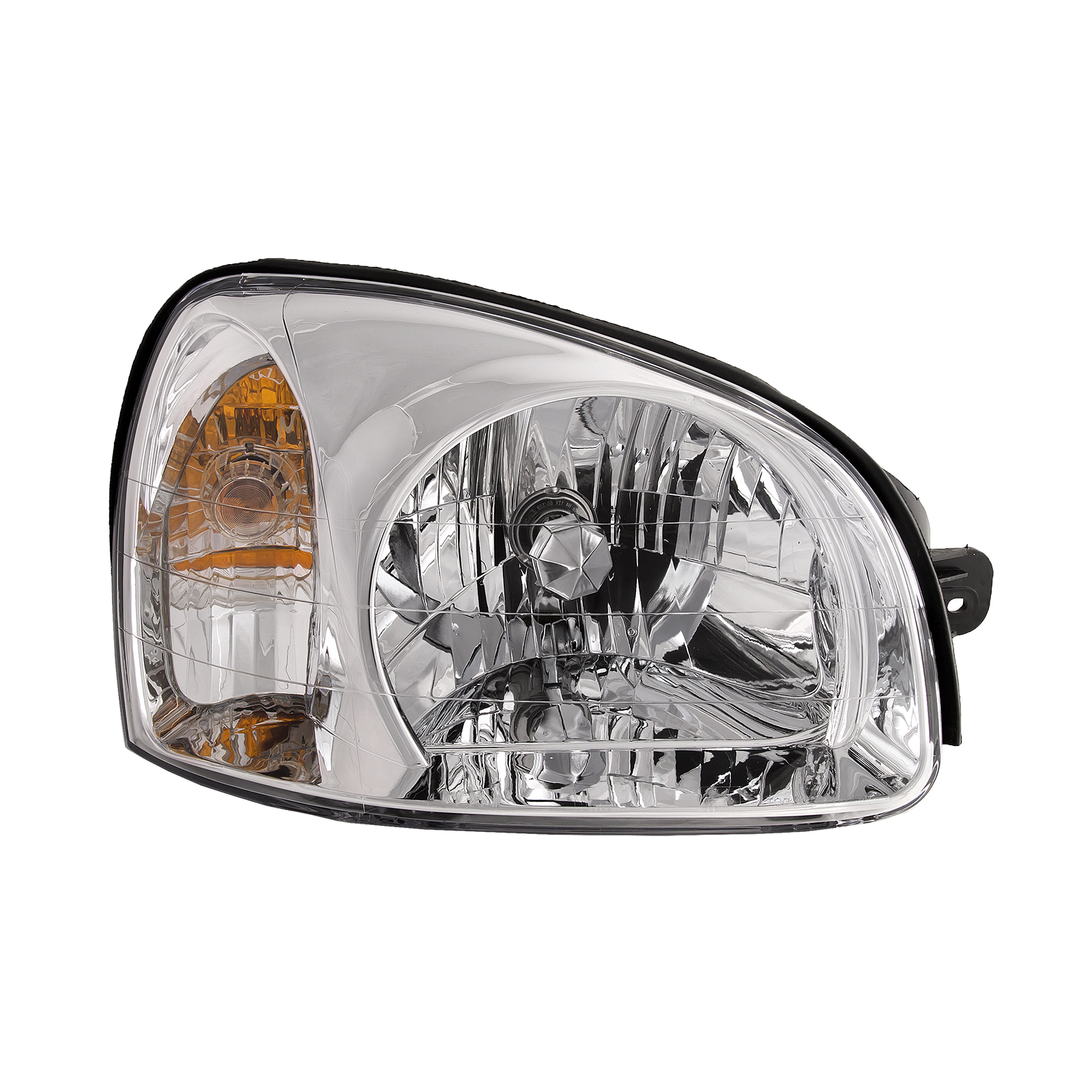 Right Passenger Side Headlight For 03-06 Hyundai Santa Fe