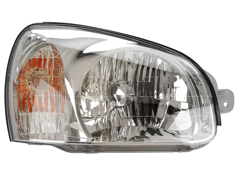 Right Passenger Side Headlight For 03 Hyundai Santa Fe