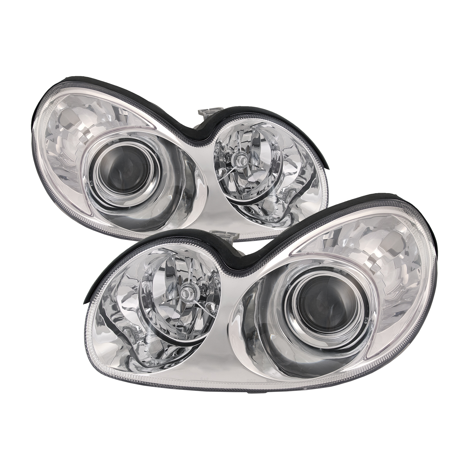 Headlight Set For 02-05 Hyundai Sonata