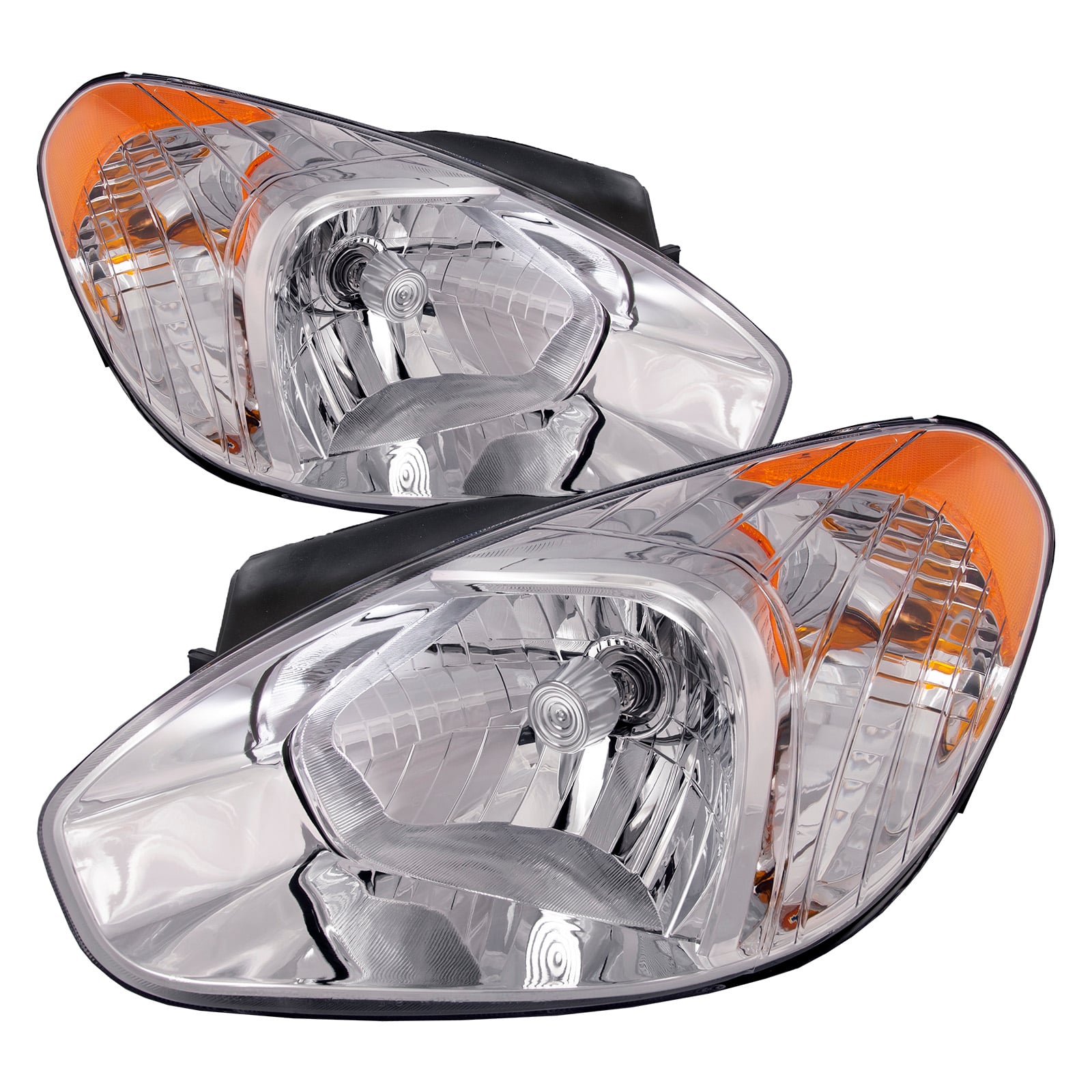 Headlight Set For 07-11 Hyundai Accent