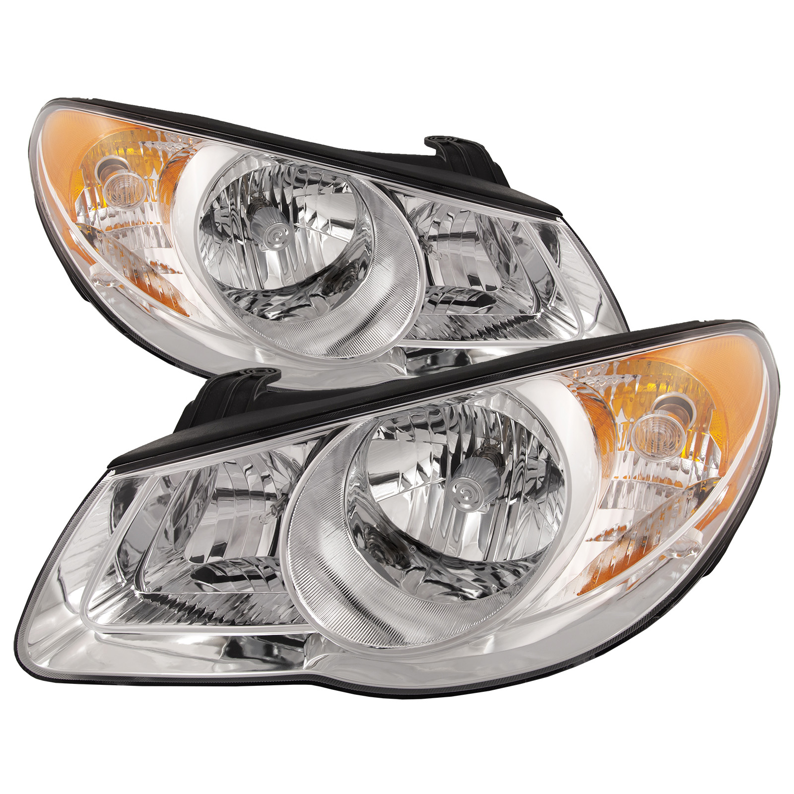 Headlight Set For 07-10 Hyundai Elantra