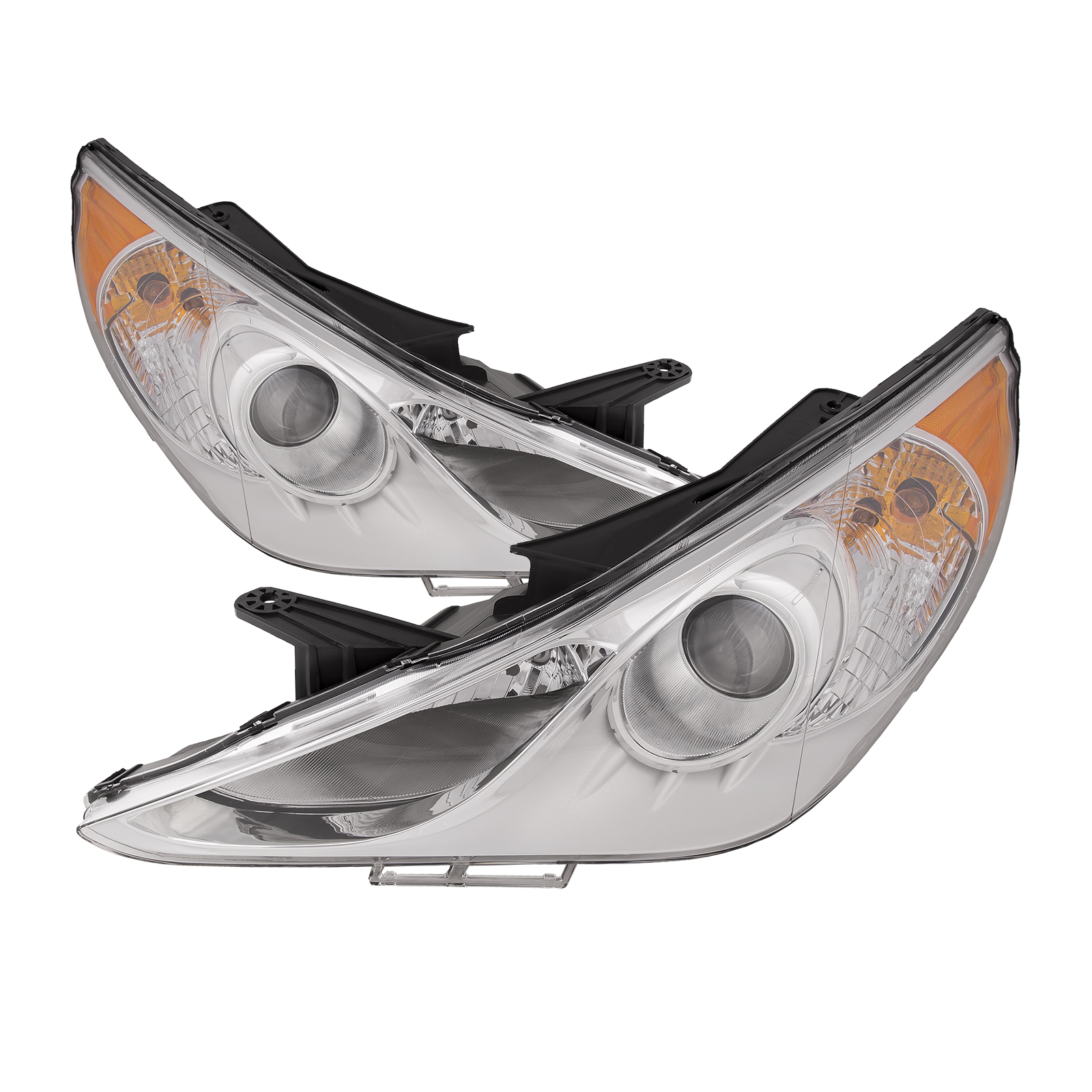 Headlight Set For 11-14 Hyundai Sonata