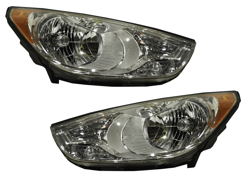 Headlight Set For 10-13 Hyundai Tucson