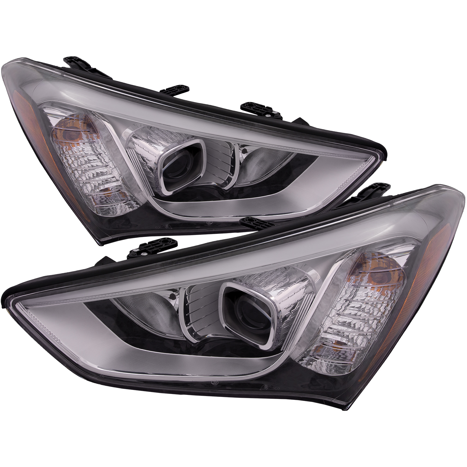 Headlight Set For 13-16 Hyundai SANTA FE SPORT
