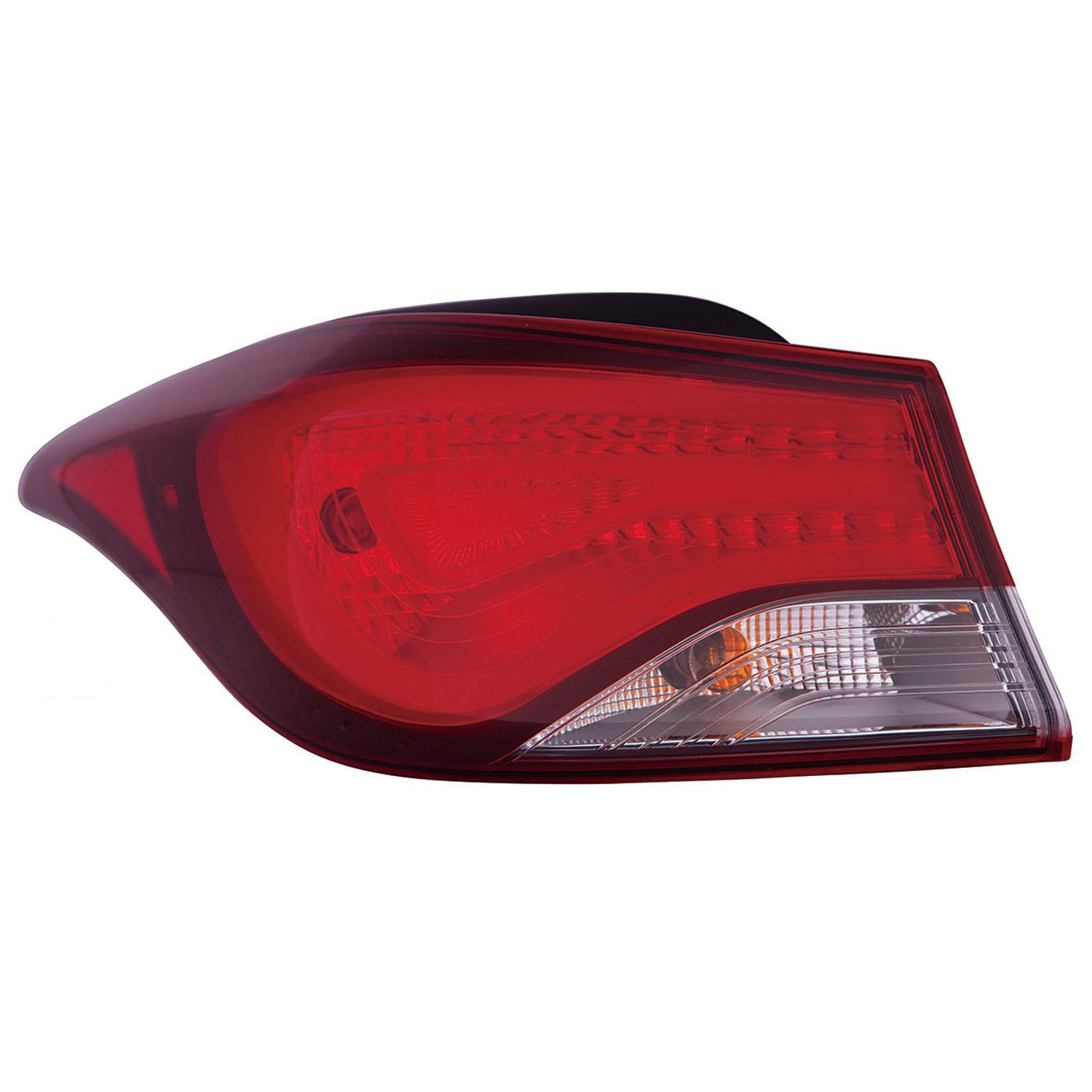 Left Driver Side Tail Light For 14-16 Hyundai Elantra, 14 Hyundai Elantra Coupe