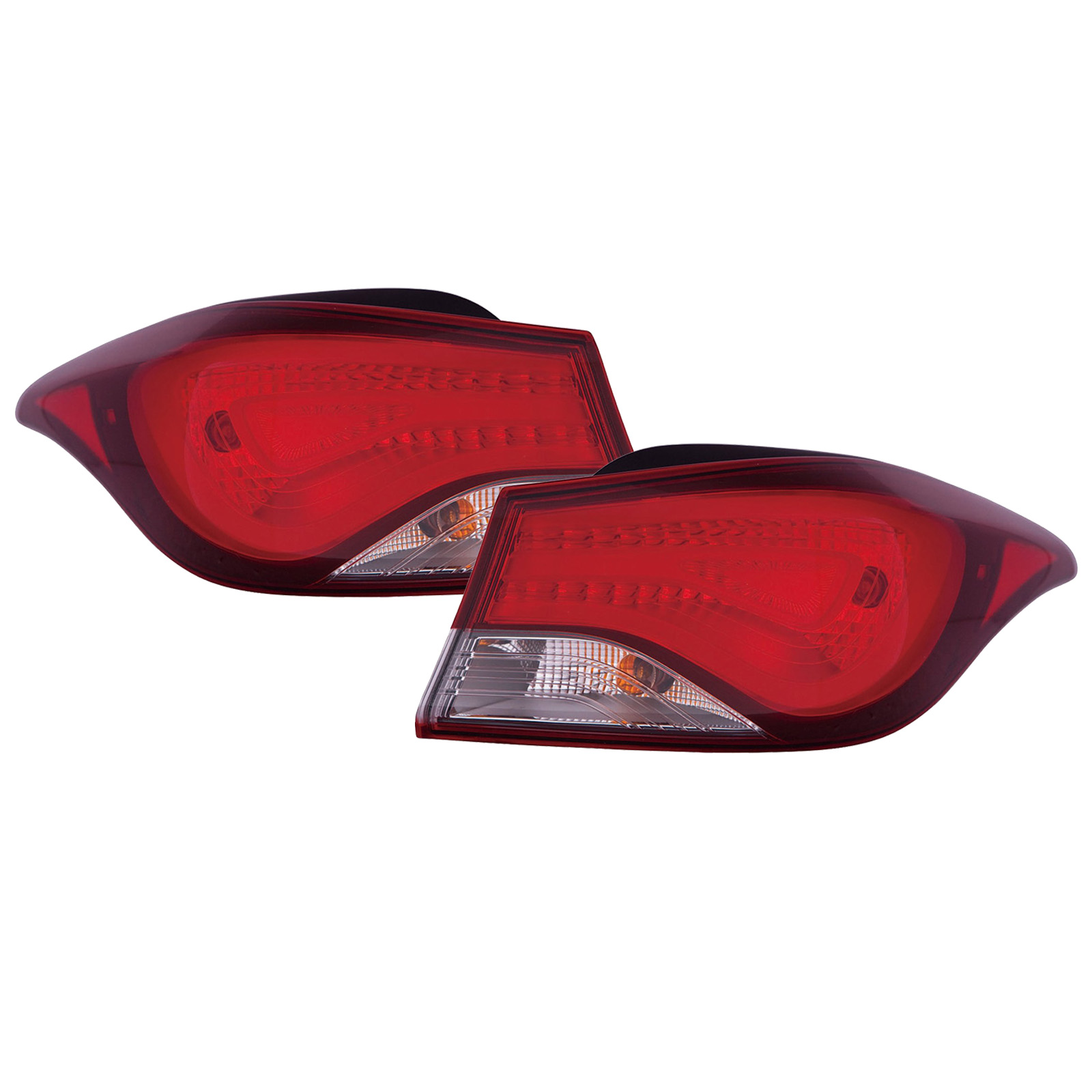 Tail Light Set For 14-16 Hyundai Elantra, 14 Hyundai Elantra Coupe