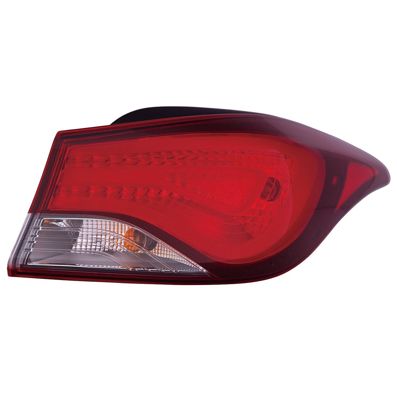 Right Passenger Side Tail Light For 14-16 Hyundai Elantra, 14 Hyundai Elantra Coupe