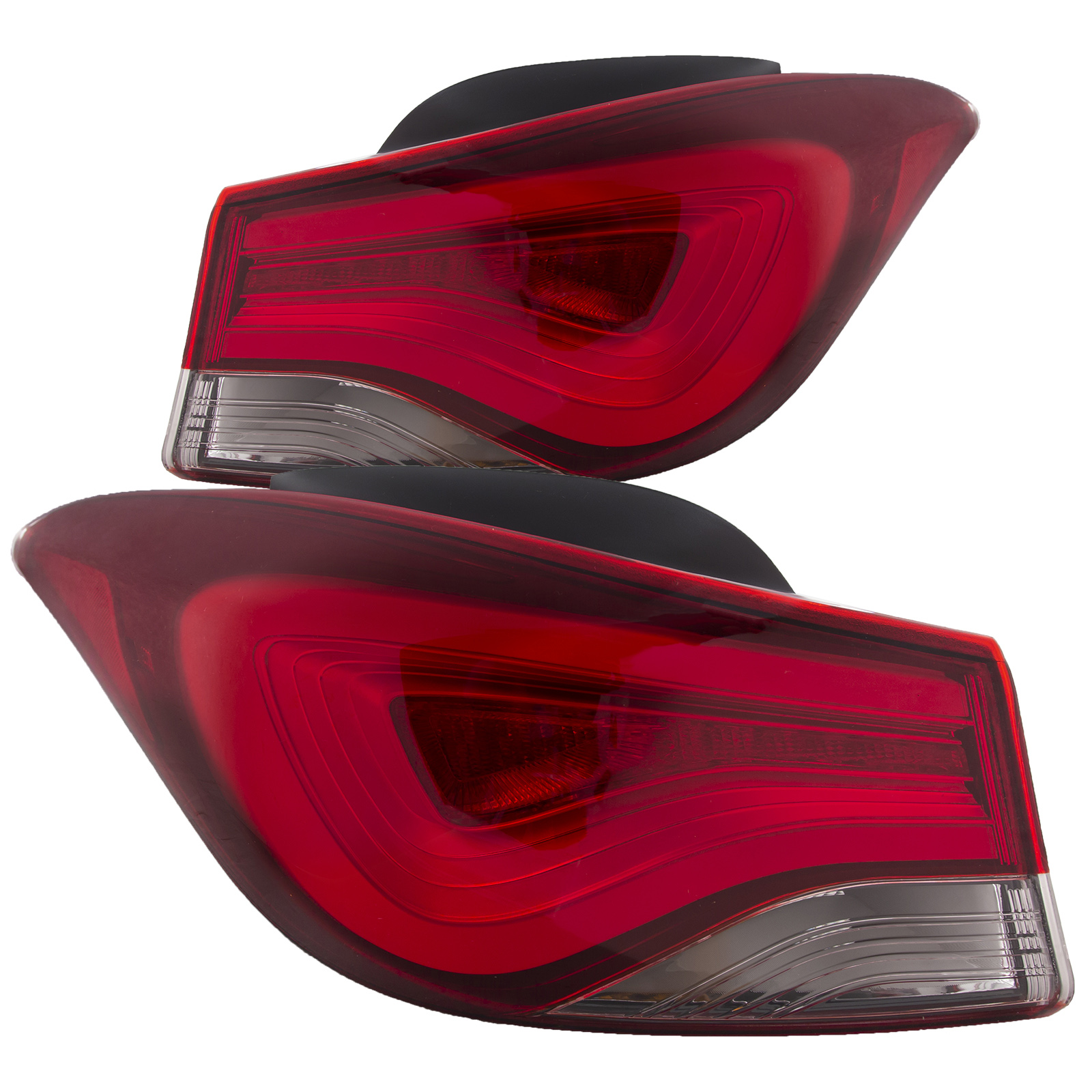 Tail Light Set For 11-16 Hyundai Elantra, 14 Hyundai Elantra Coupe