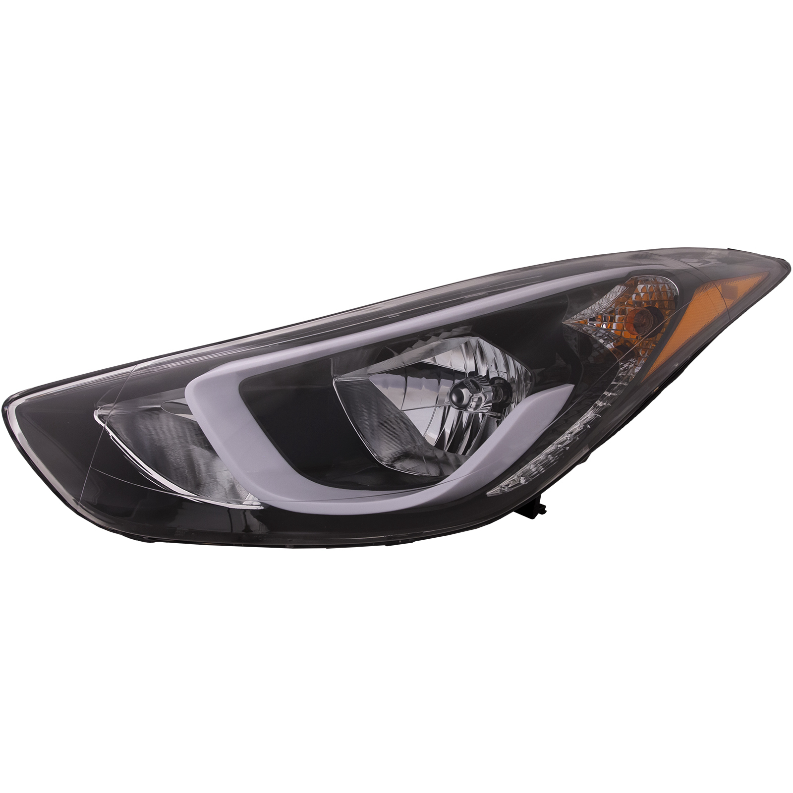 Left Driver Side Headlight For 14-16 Hyundai Elantra