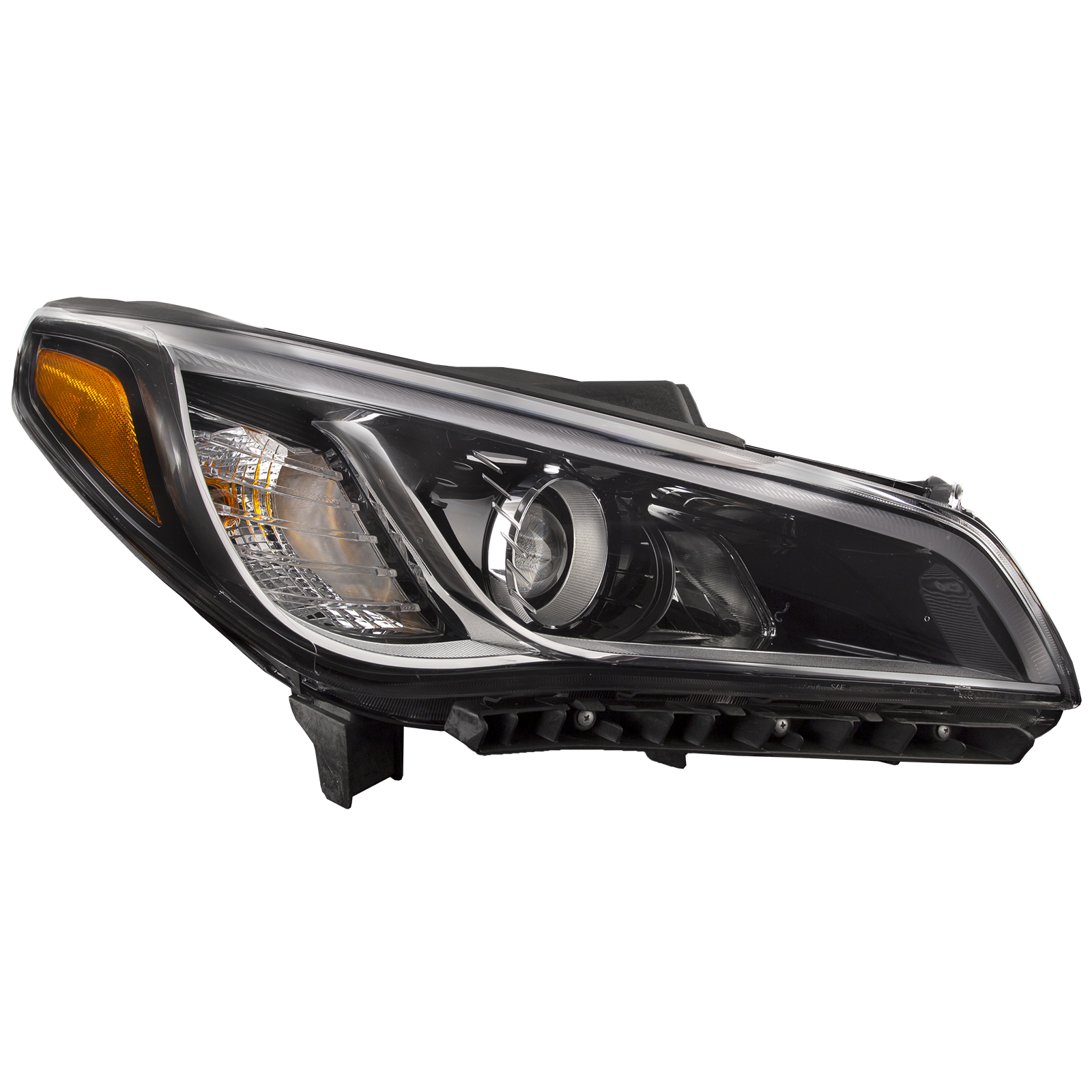 Right Passenger Side Headlight For 15-17 Hyundai Sonata