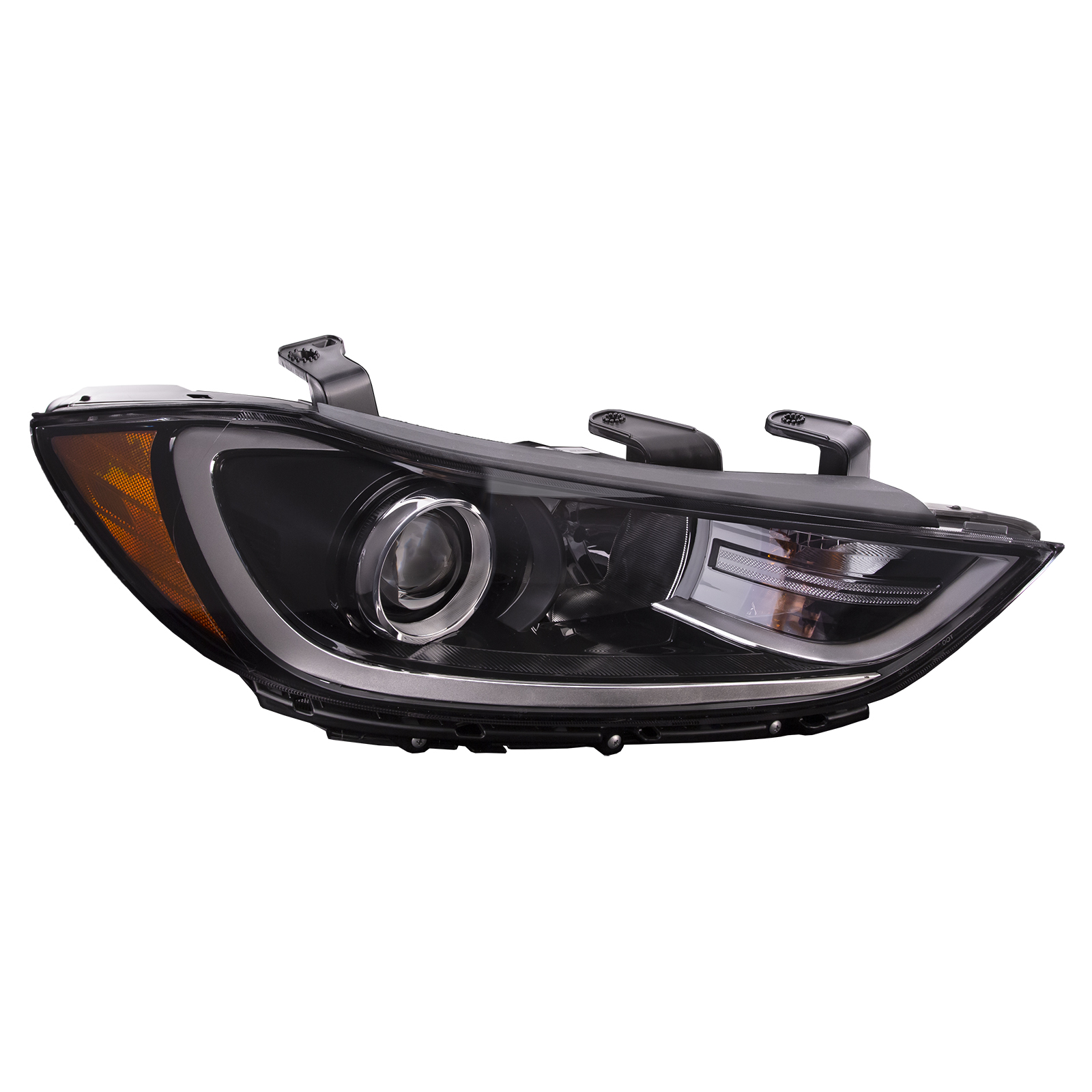 Right Passenger Side Headlight For 17-18 Hyundai Elantra
