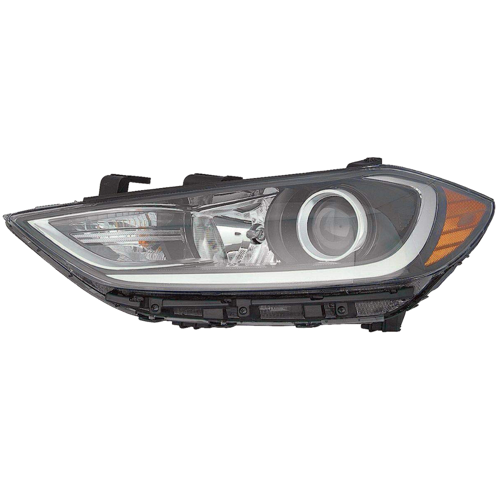 Left Driver Side Headlight For 17-18 Hyundai Elantra