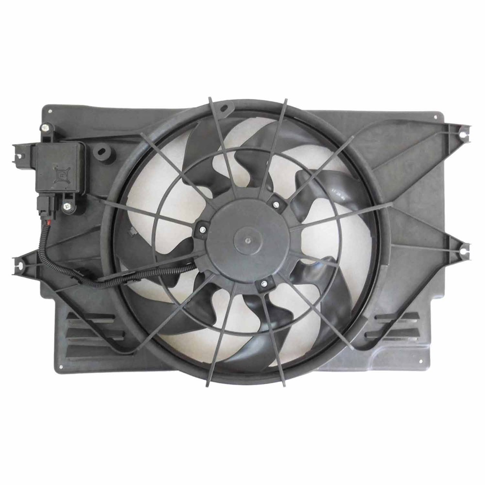 Dual Radiator And Condenser Fan Assembly For 17-20 Hyundai Elantra