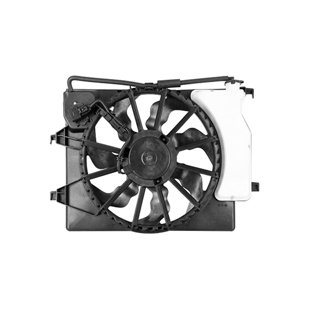 Dual Radiator And Condenser Fan Assembly For 18-21 Hyundai Accent, 18-22 Kia Rio