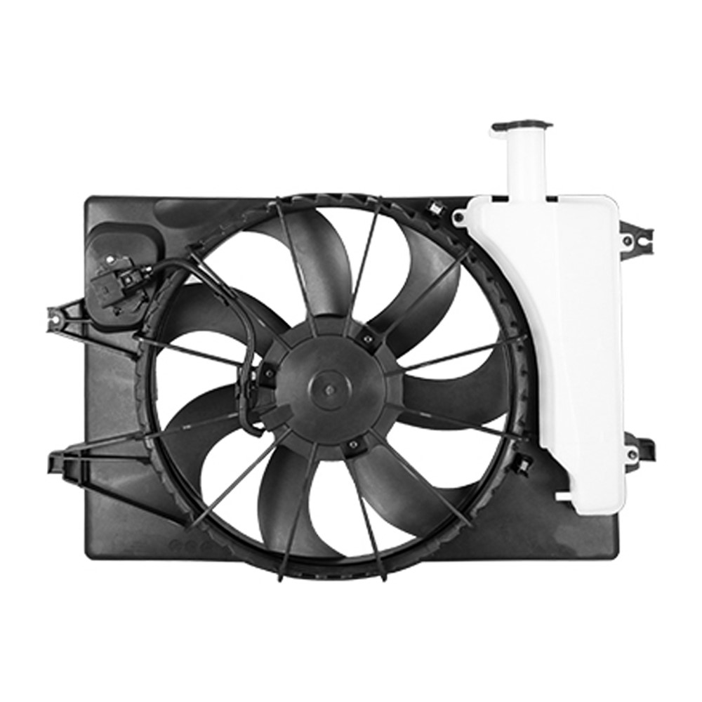 Dual Radiator And Condenser Fan Assembly For 19-21 Hyundai Veloster, 19-21 Hyundai Veloster N, 21-25 Kia Seltos, 20-25 Kia Soul