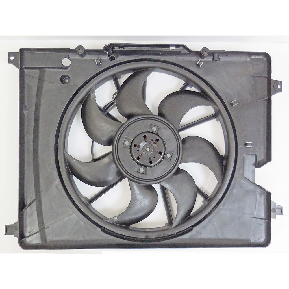 Dual Radiator And Condenser Fan Assembly For 18-20 Genesis G80, 17-20 Genesis G90