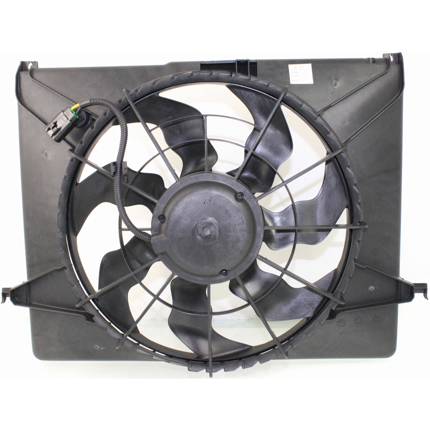 Dual Radiator And Condenser Fan Assembly For 06-10 Hyundai Sonata