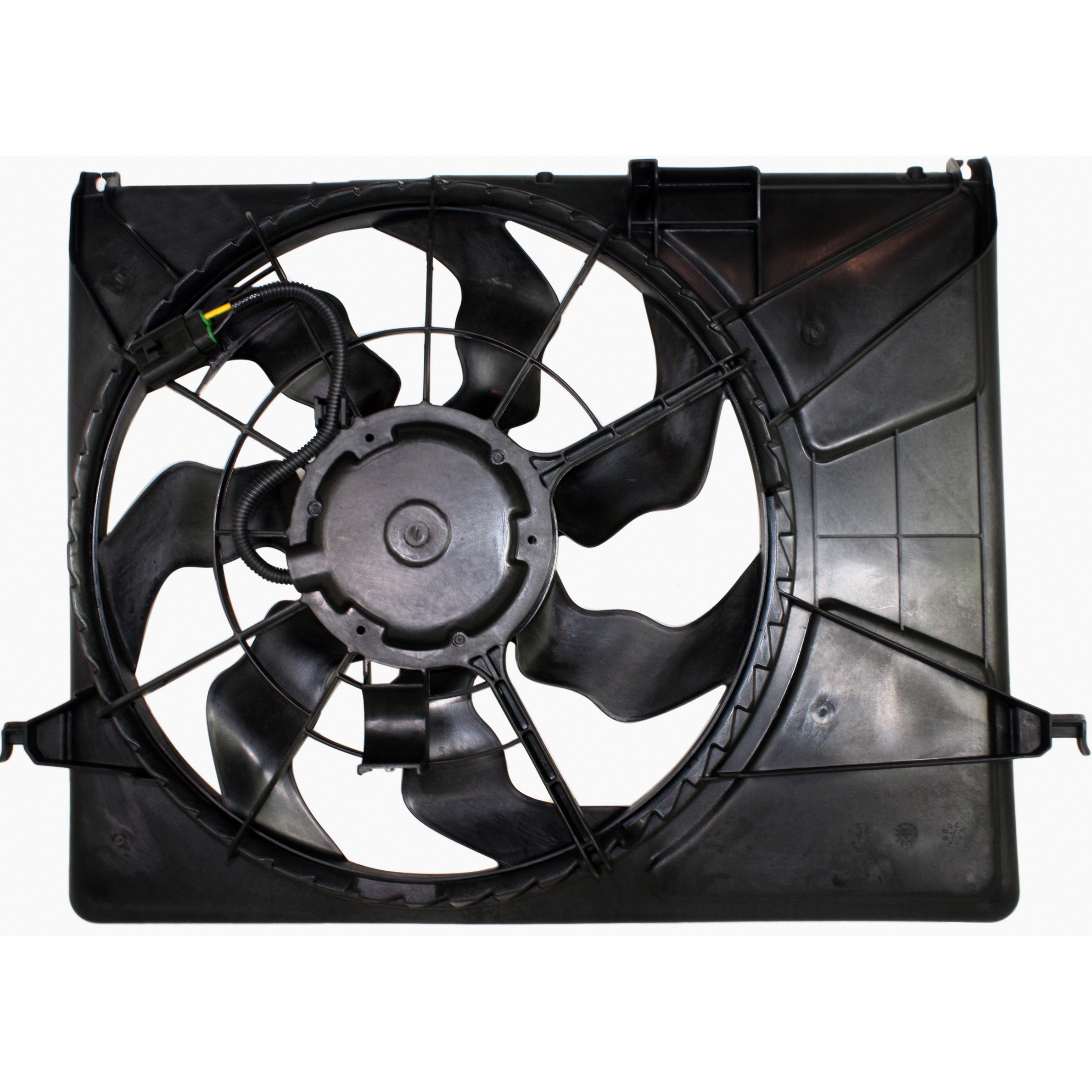 Dual Radiator And Condenser Fan Assembly For 06-08 Hyundai Sonata