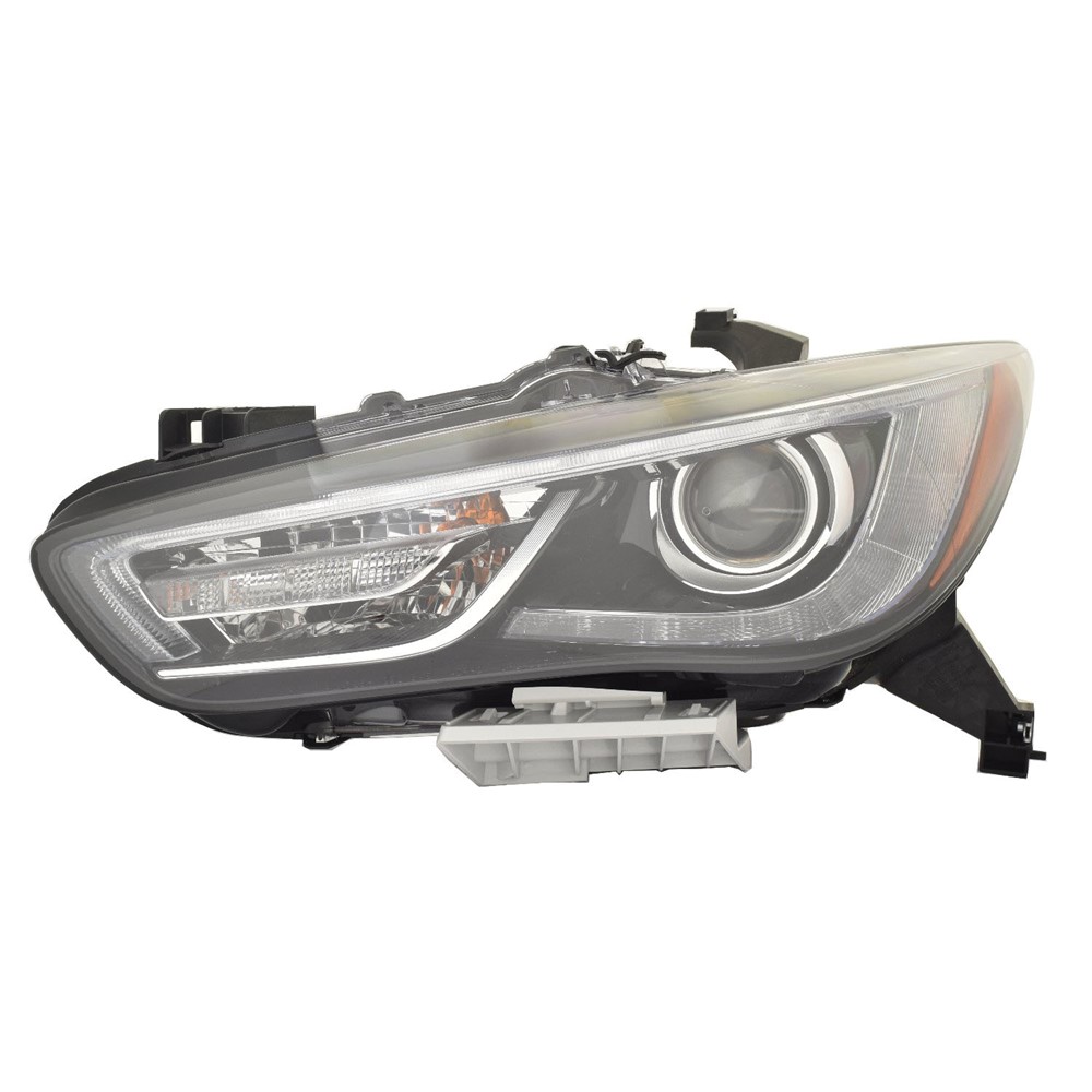 Left Driver Side Hid Headlight For 16 INFINITI QX60; CAPA Certified
