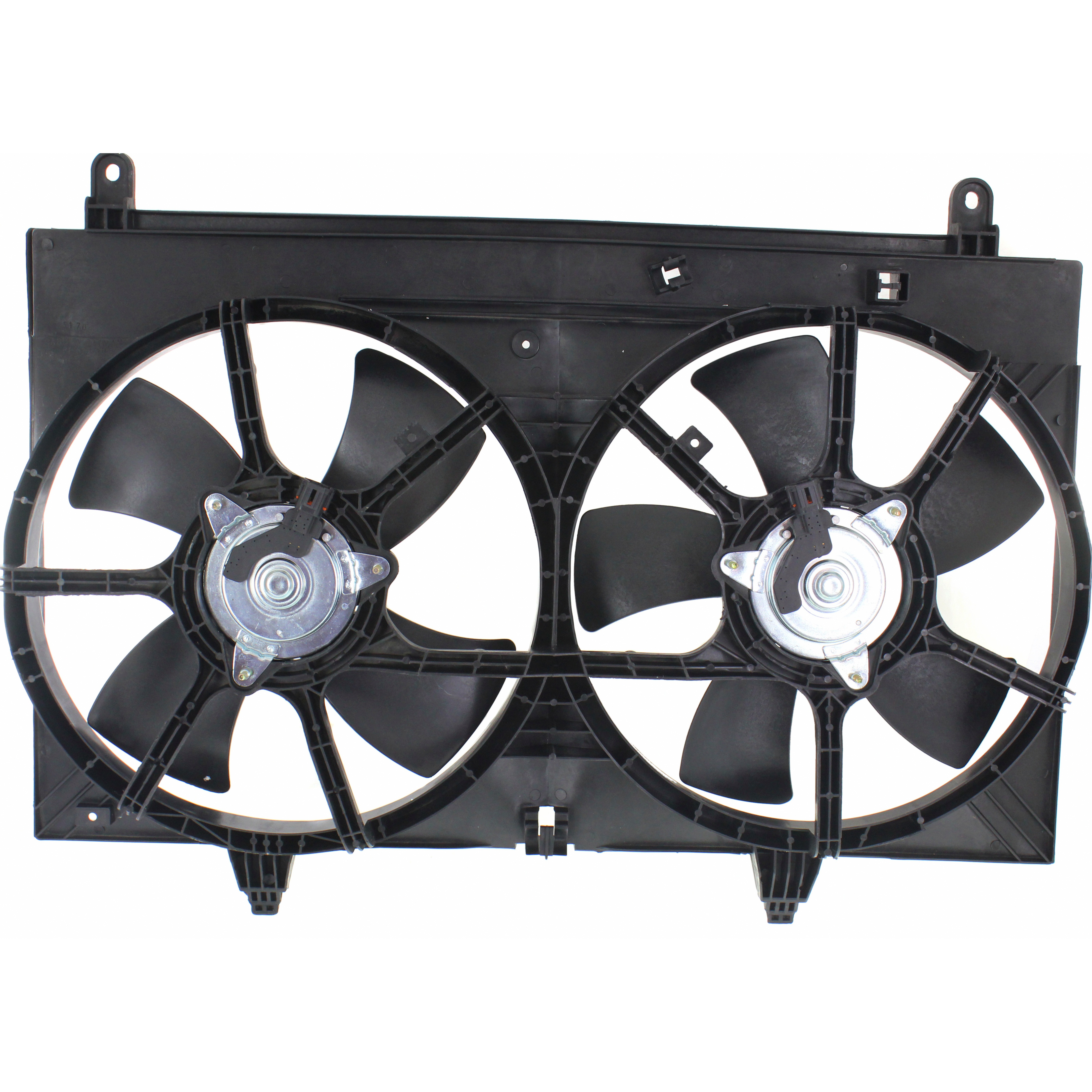 Dual Radiator And Condenser Fan Assembly For 03-08 INFINITI FX35
