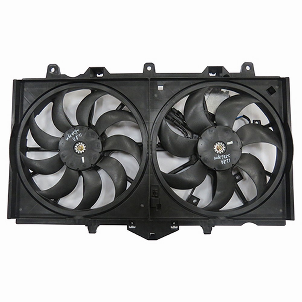 Dual Radiator And Condenser Fan Assembly For 14-18 INFINITI Q50