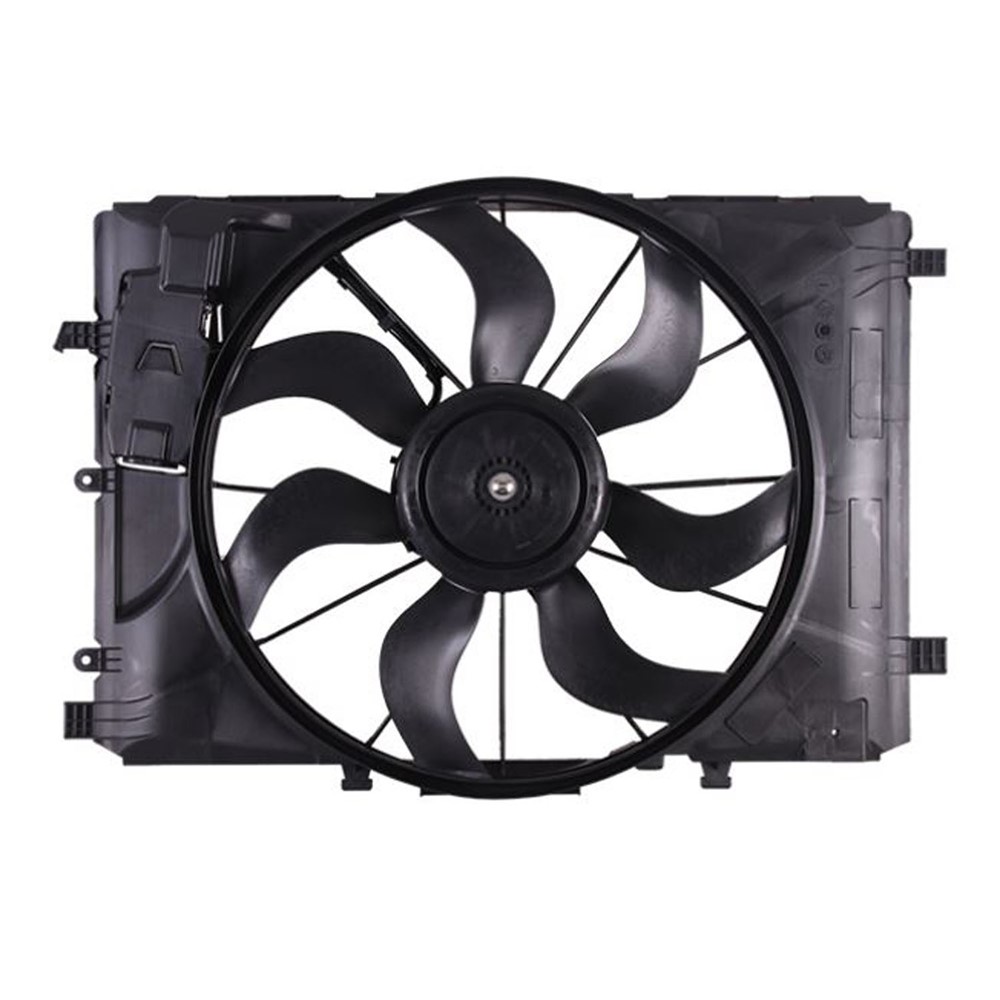 Dual Radiator And Condenser Fan Assembly For 17-19 INFINITI QX30, 14-19 Mercedes-Benz CLA250, 15-20 Mercedes-Benz GLA250, 12-15 Mercedes-Benz SLK250