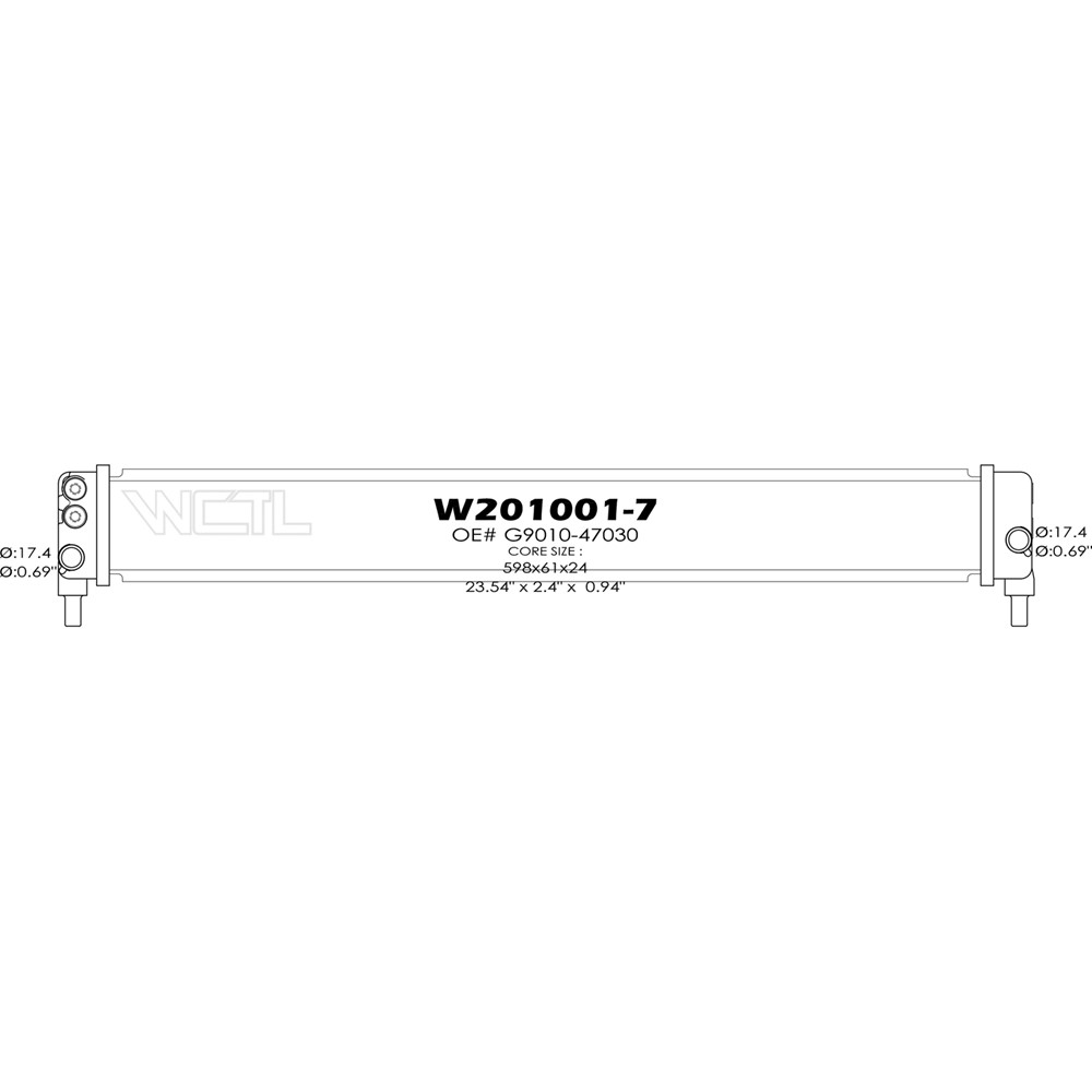 Oil Cooler For 10-15 Toyota Prius
