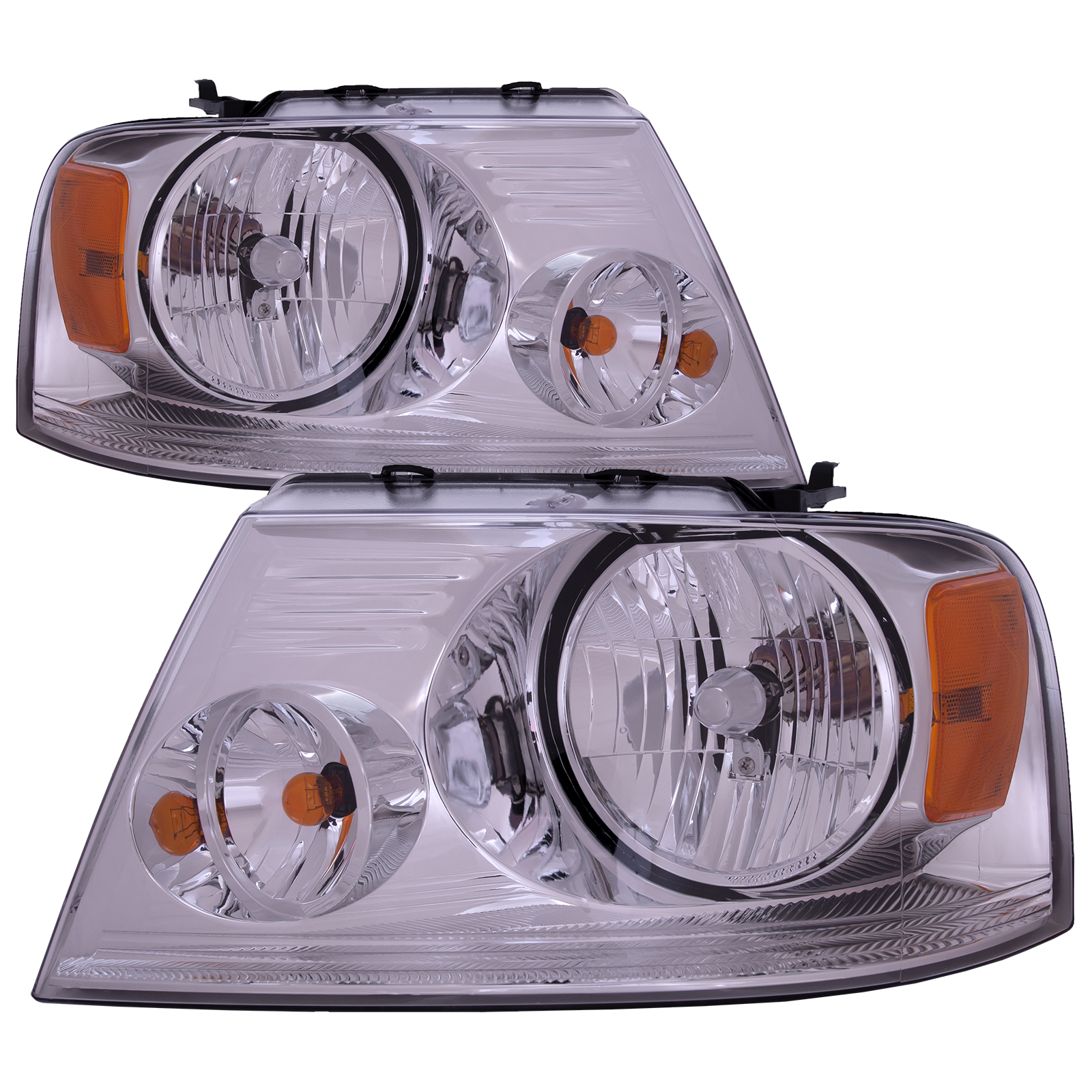 Headlight Set For 04-08 Ford F-150, 06 Lincoln Mark LT; CAPA Certified