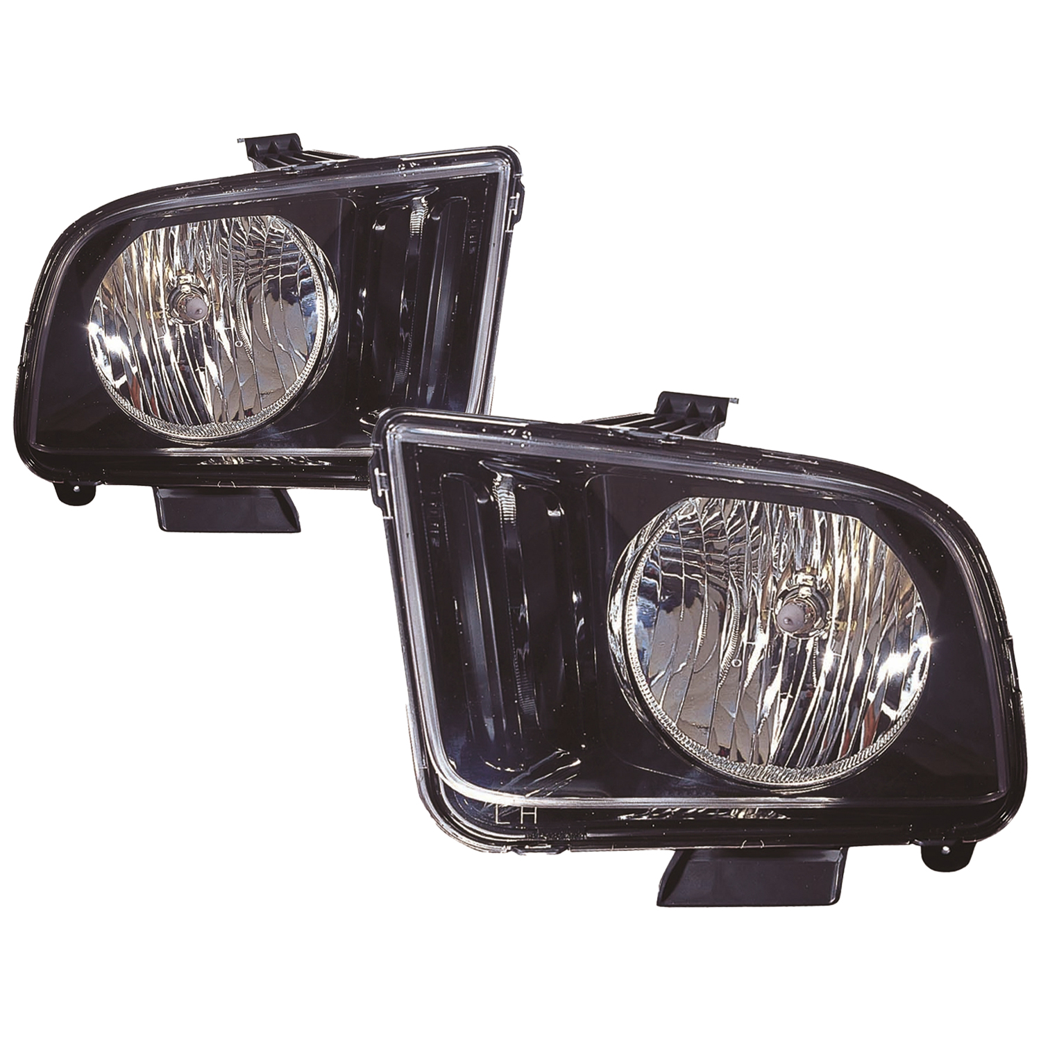 Headlight Set For 07-09 Ford Mustang; CAPA Certified