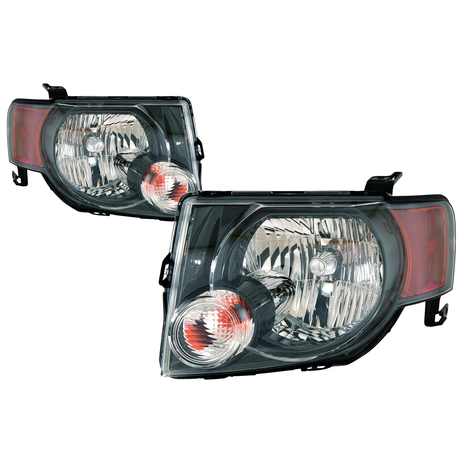 Headlight Set For 08-12 Ford Escape; CAPA Certified