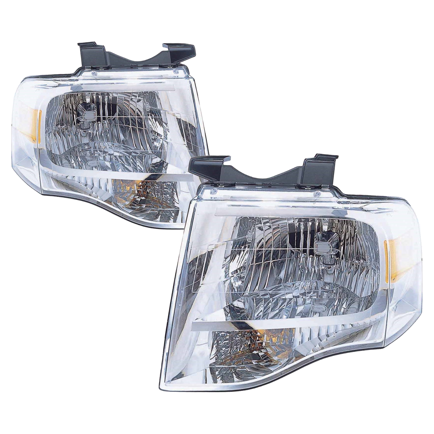 Headlight Set For 07-14 Ford Expedition; CAPA Certified