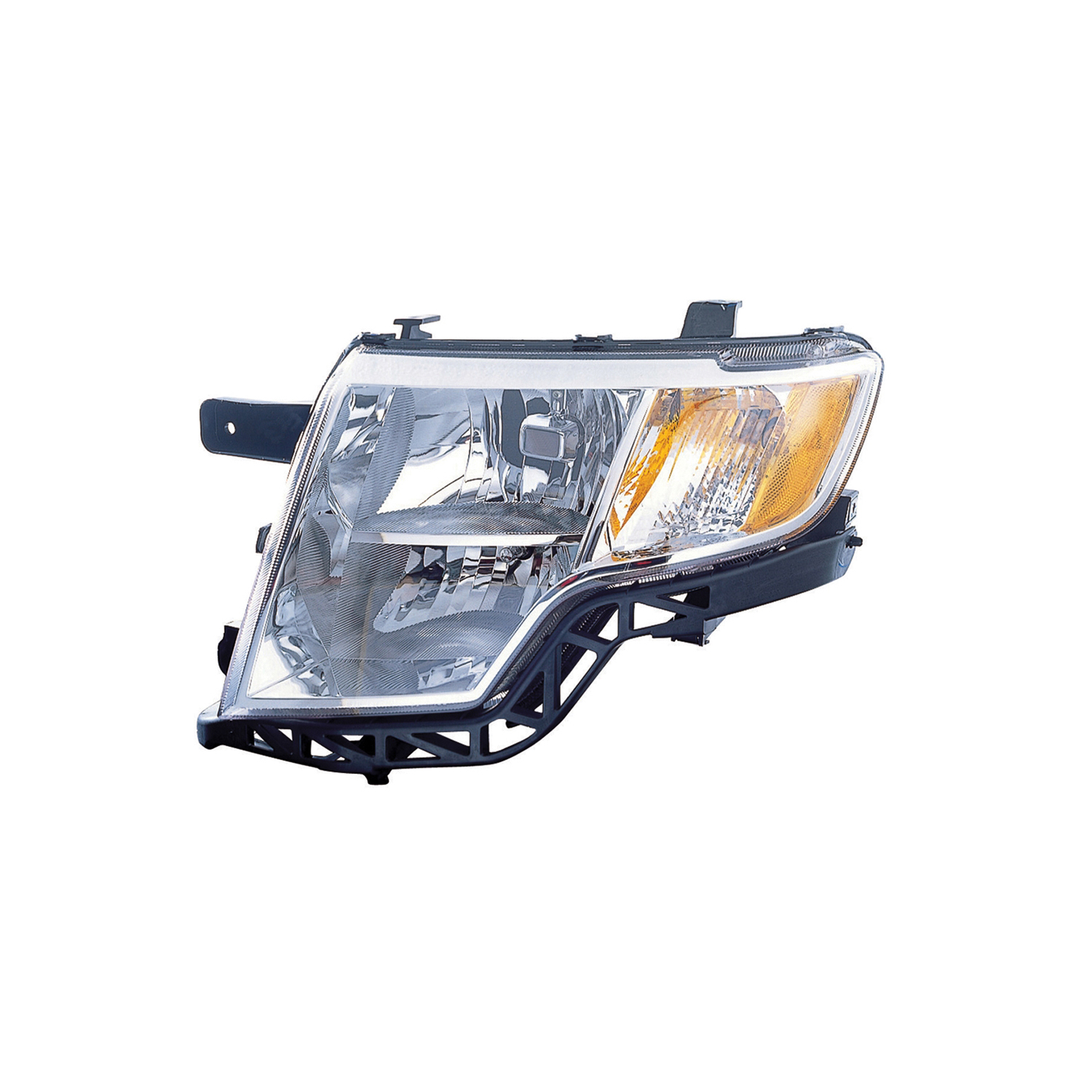 Left Driver Side Headlight For 07-10 Ford Edge; CAPA Certified