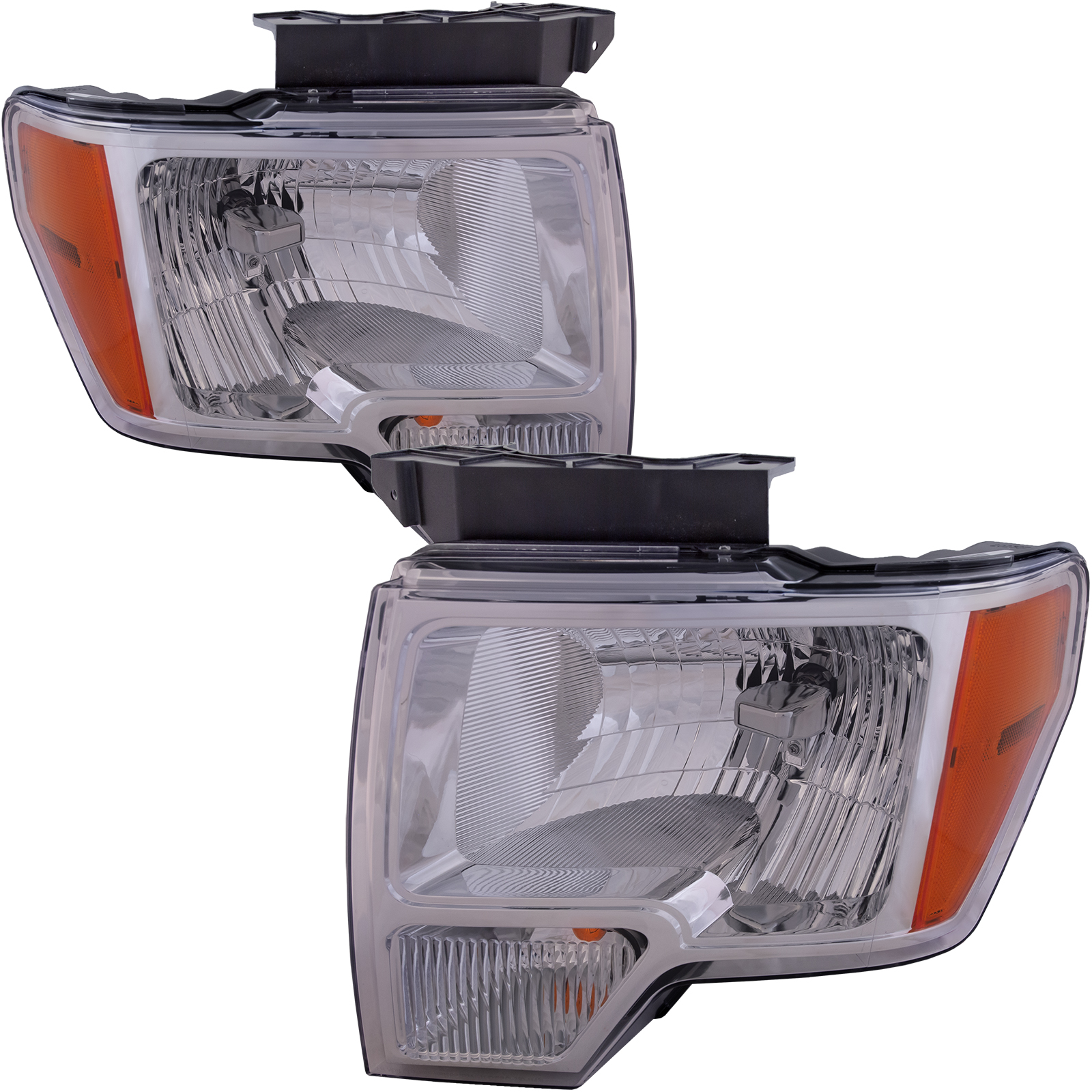 Headlight Set For 09-14 Ford F-150; CAPA Certified