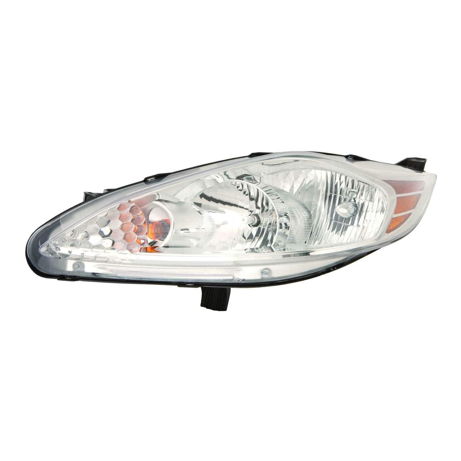 Left Driver Side Headlight For 11-13 Ford Fiesta; CAPA Certified
