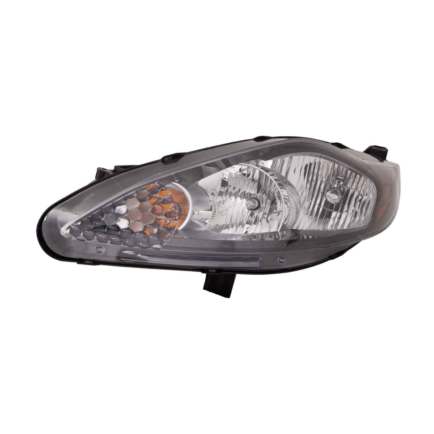 Left Driver Side Headlight For 12-13 Ford Fiesta; CAPA Certified