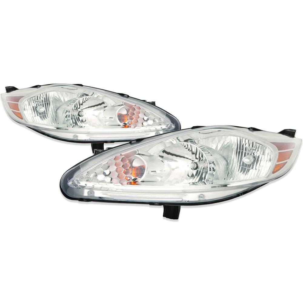 Headlight Set For 11-13 Ford Fiesta; CAPA Certified