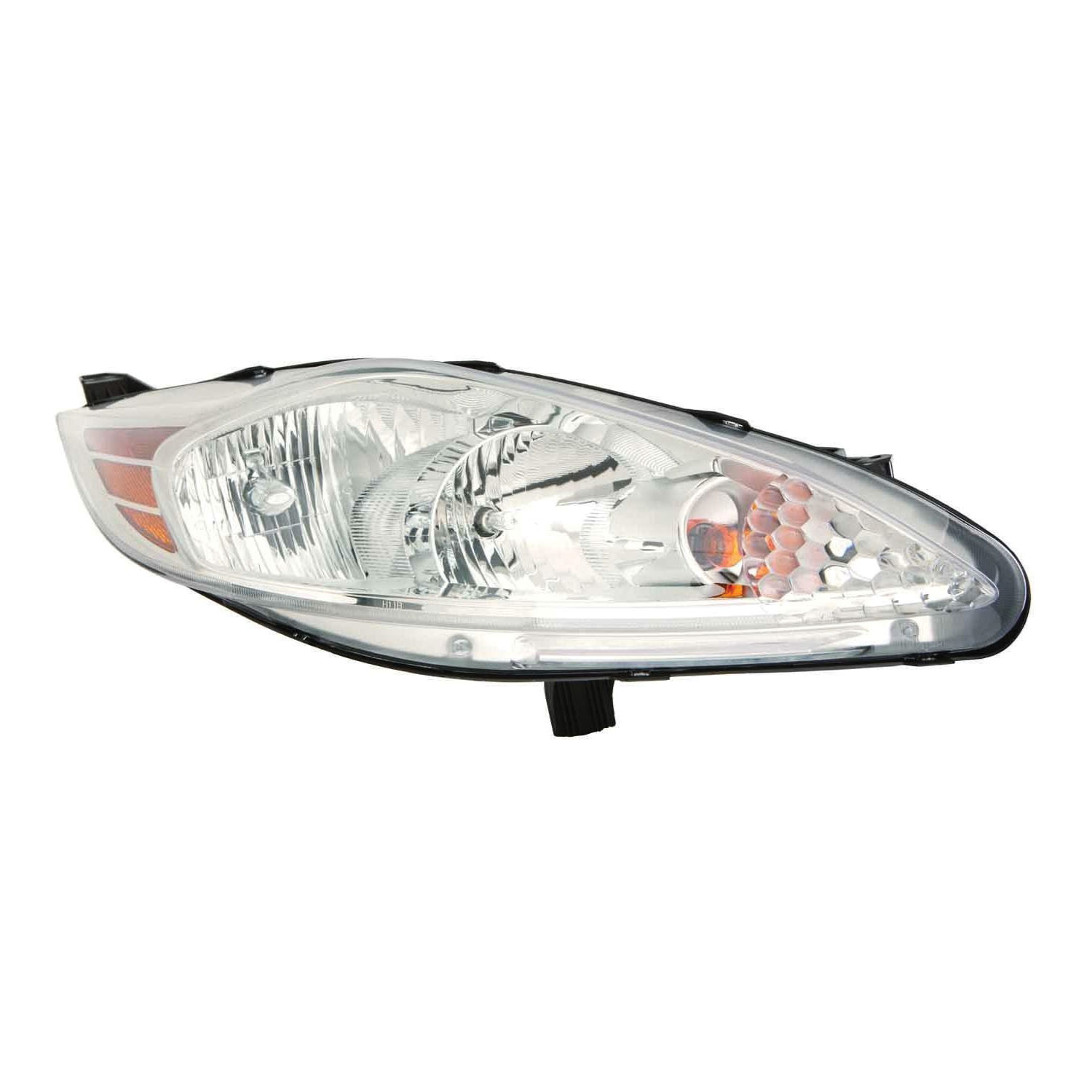 Right Passenger Side Headlight For 11-13 Ford Fiesta; CAPA Certified