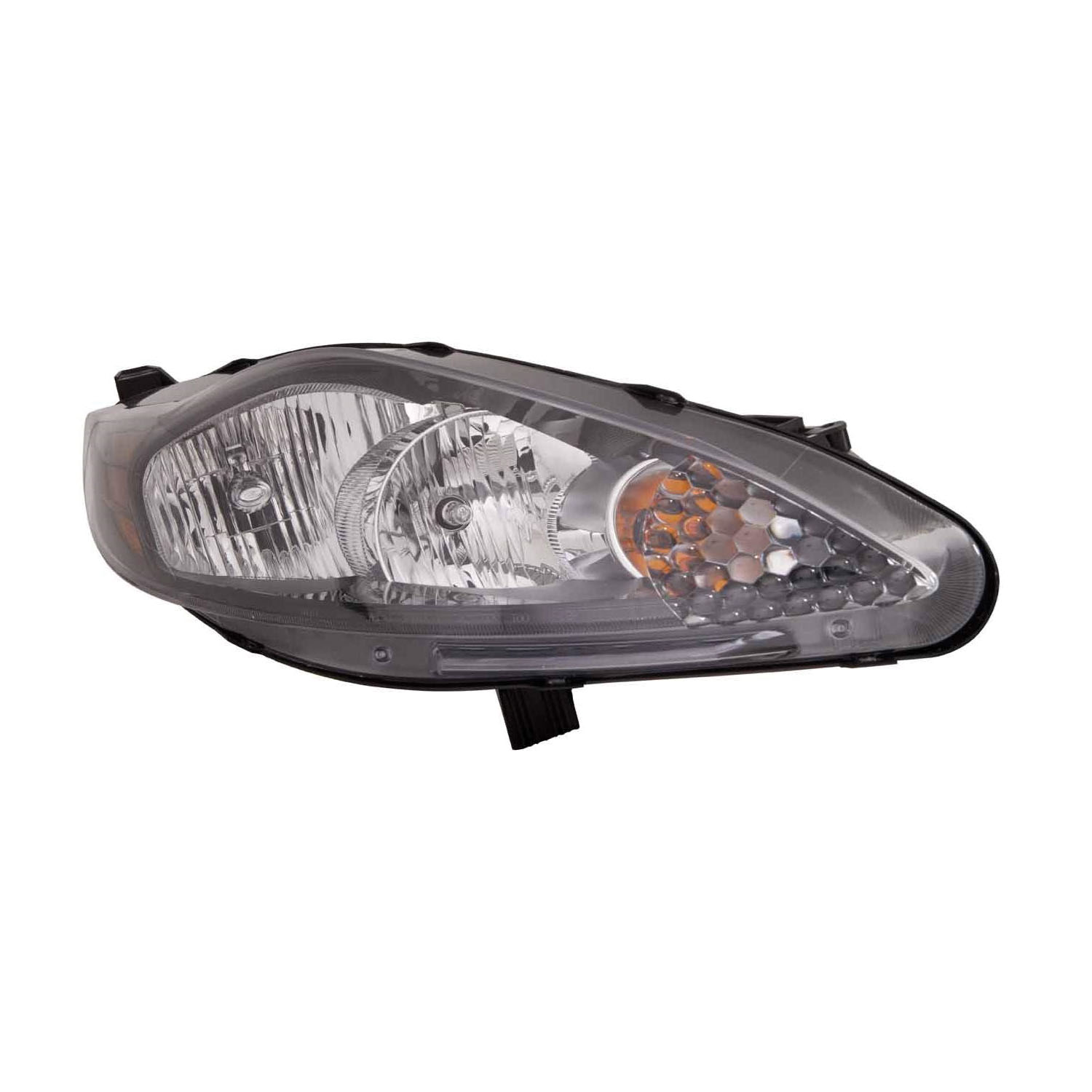 Right Passenger Side Headlight For 12-13 Ford Fiesta; CAPA Certified