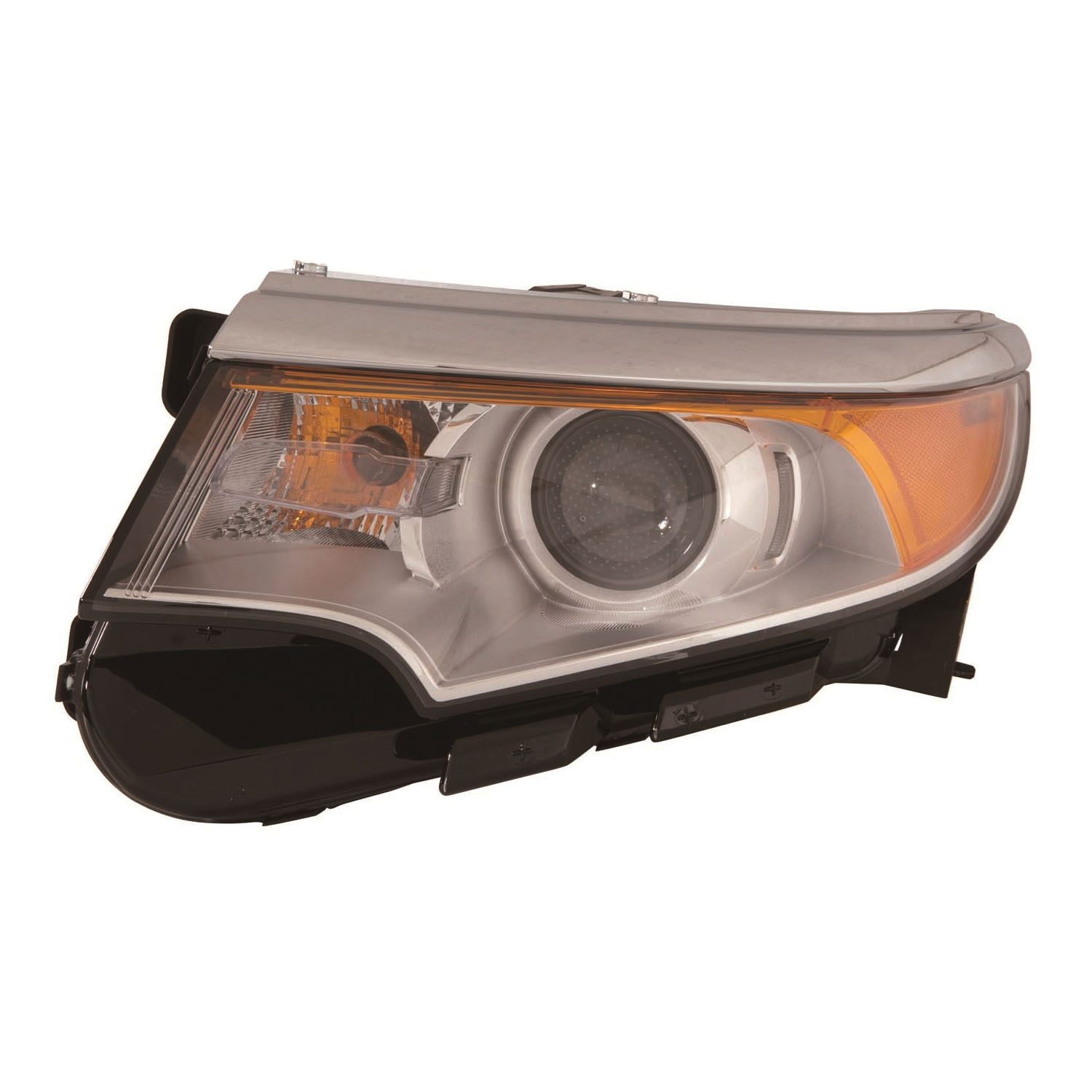 Left Driver Side Headlight For 11-14 Ford Edge; CAPA Certified