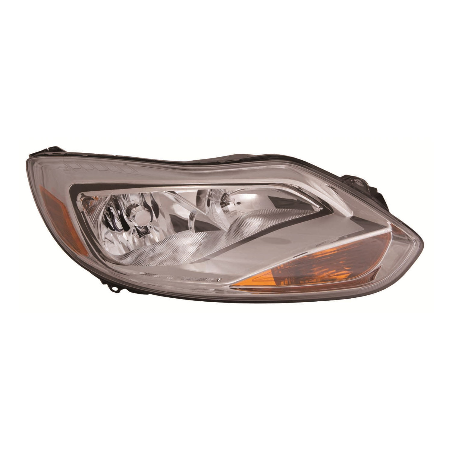 Left Driver Side Headlight For 12-14 Ford Focus; CAPA Certified