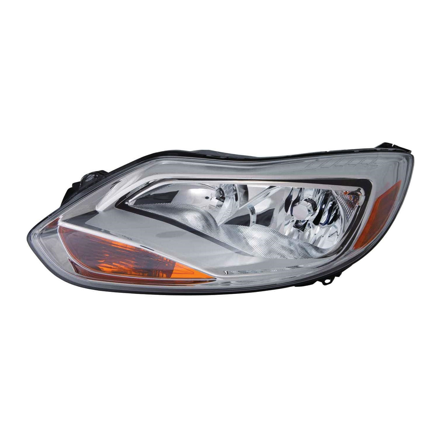 Right Passenger Side Headlight For 12-14 Ford Focus; CAPA Certified