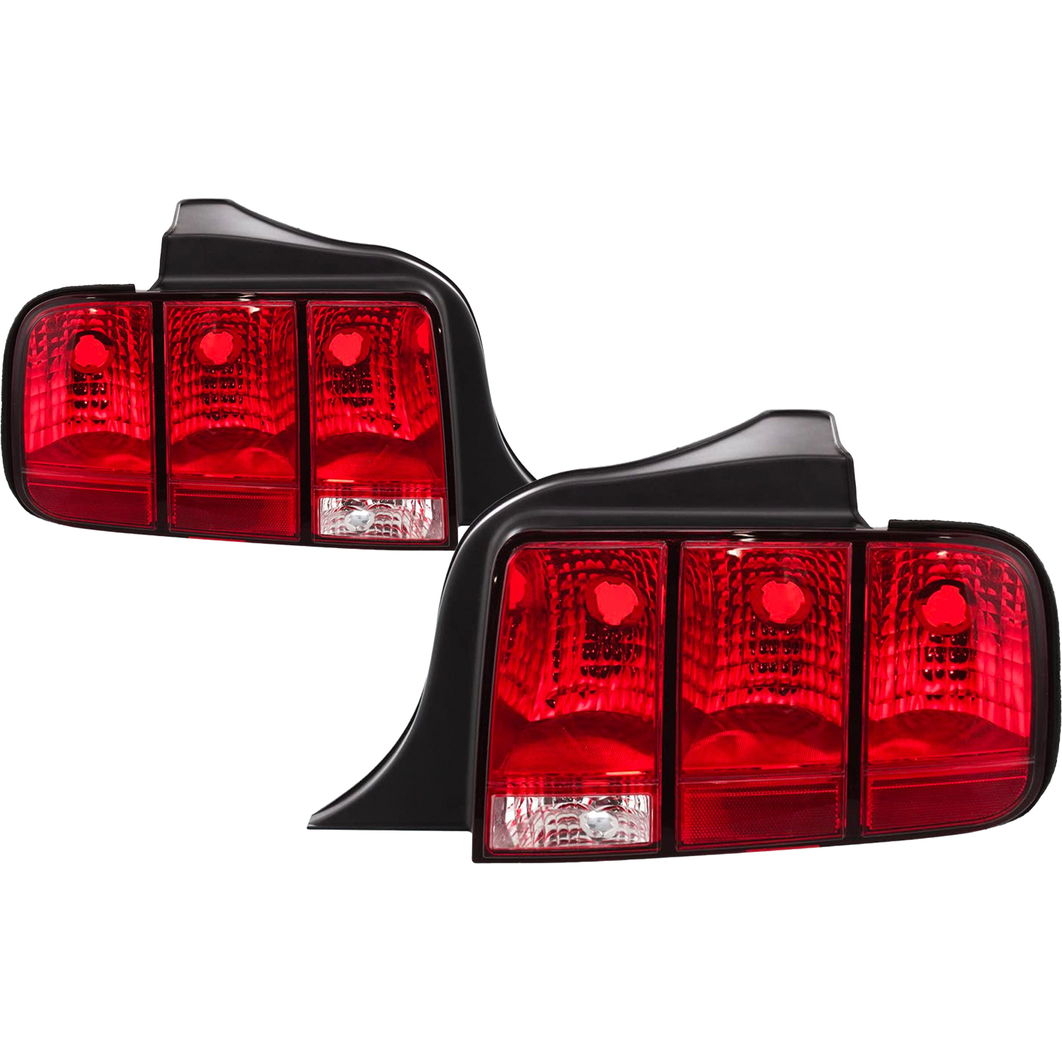Tail Light Set For 05-09 Ford Mustang; CAPA Certified
