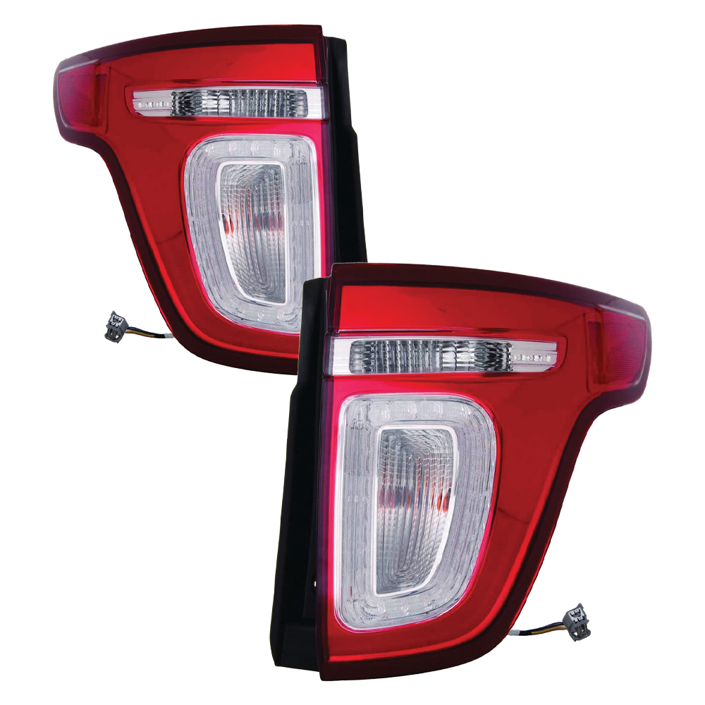 Tail Light Set For 11-15 Ford Explorer, 13-15 Ford Police Interceptor Utility; CAPA Certified