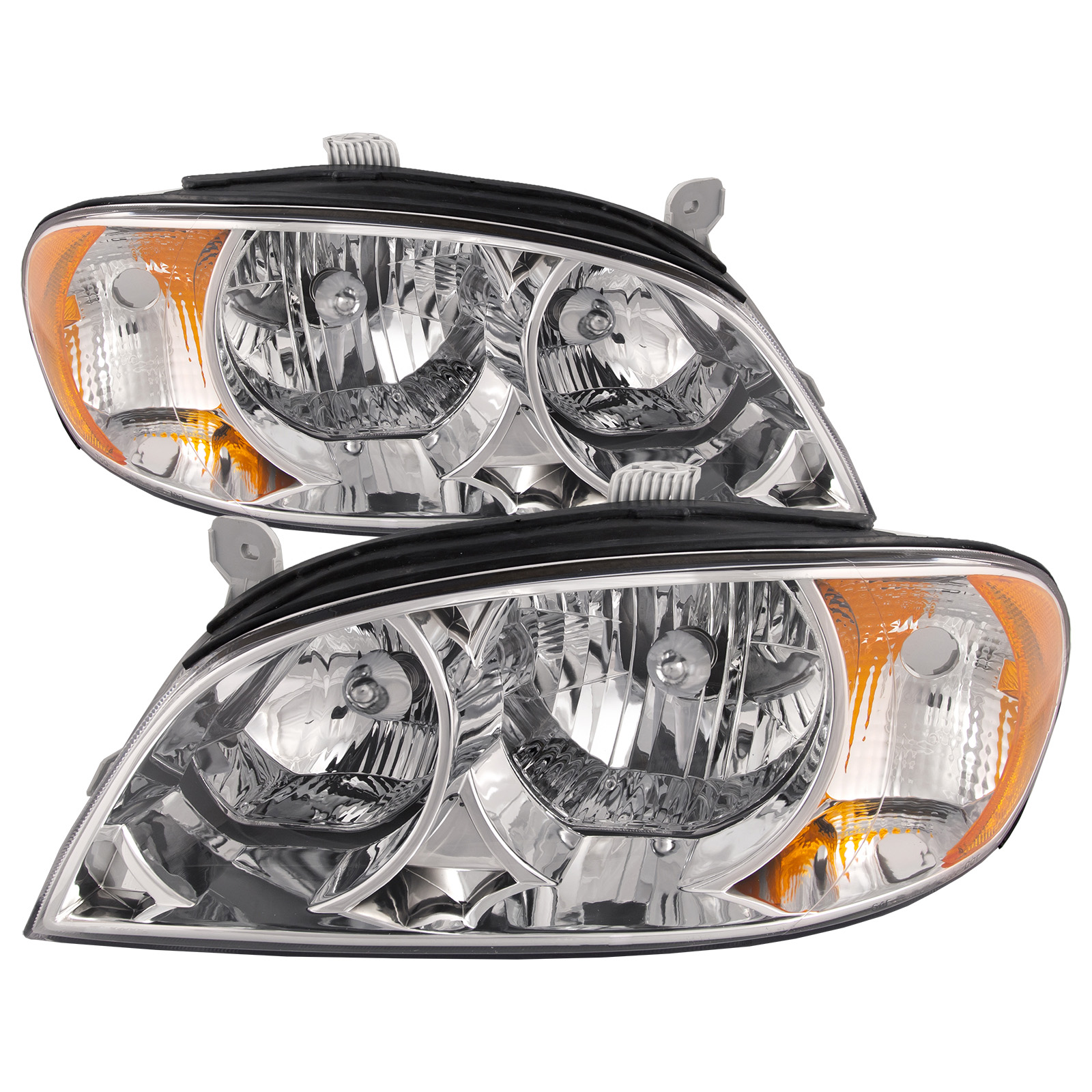 Headlight Set For 02-04 Kia Spectra