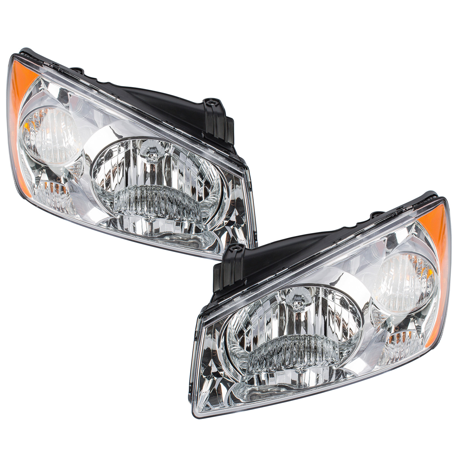 Headlight Set For 04-06 Kia Spectra