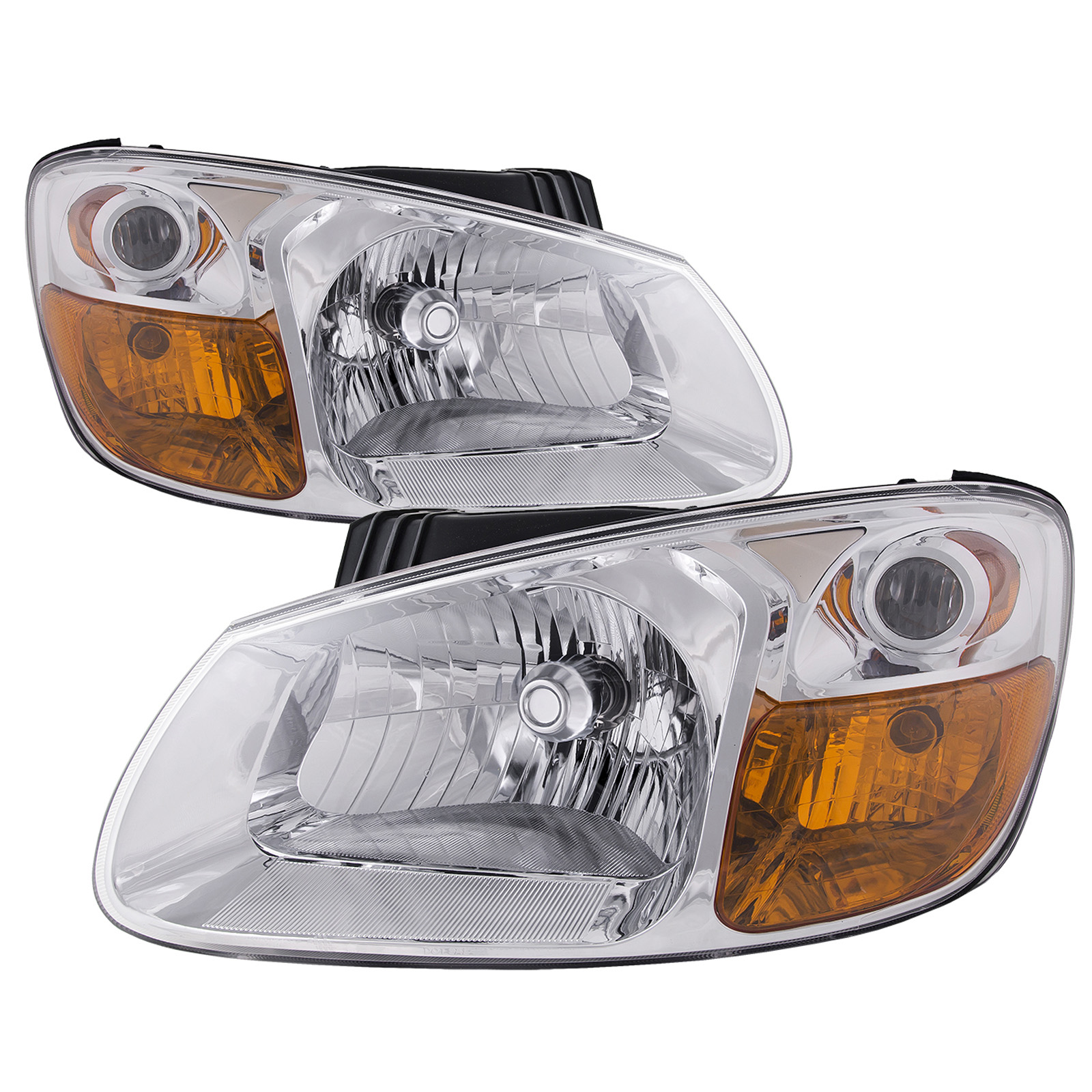 Headlight Set For 07-09 Kia Spectra