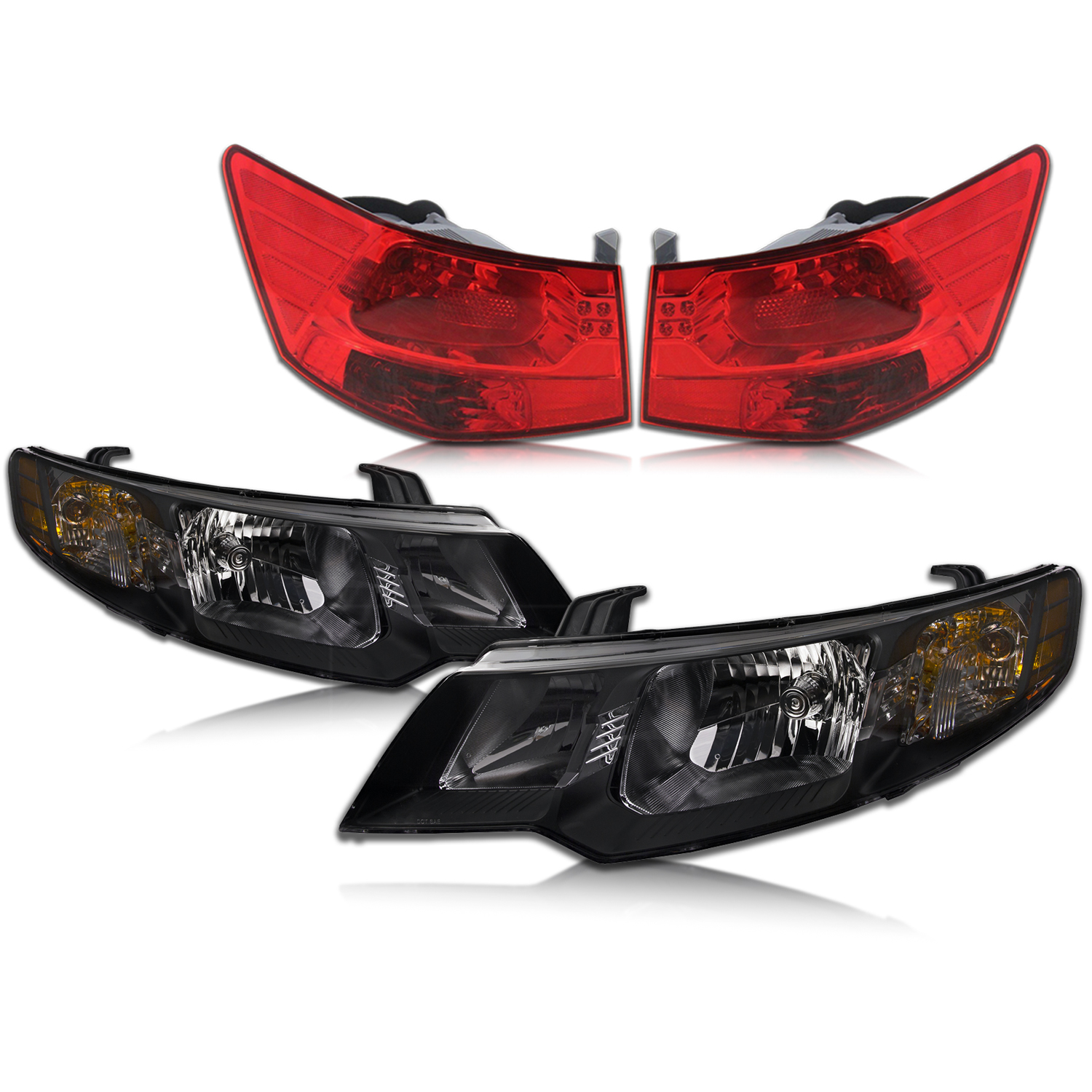 Headlight Set For 10-13 Kia Forte