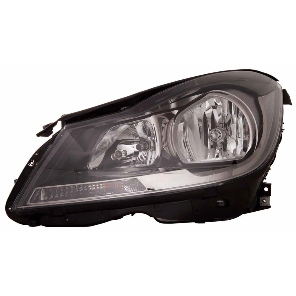 Left Driver Side Headlight For 12-15 Mercedes-Benz C250, 12-14 Mercedes-Benz C300, 12-15 Mercedes-Benz C350, 12-15 Mercedes-Benz C63 AMG