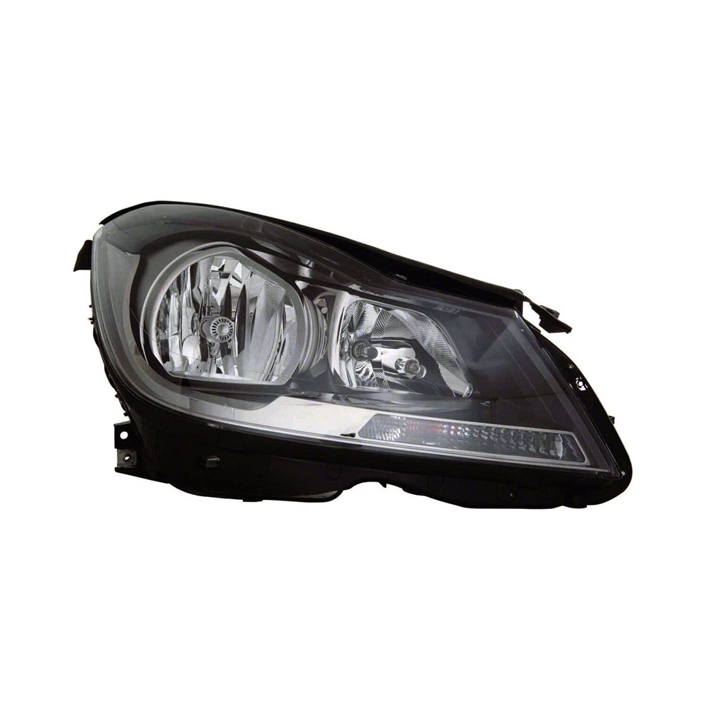 Right Passenger Side Headlight For 12-15 Mercedes-Benz C250, 12-14 Mercedes-Benz C300, 12-15 Mercedes-Benz C350, 12-15 Mercedes-Benz C63 AMG